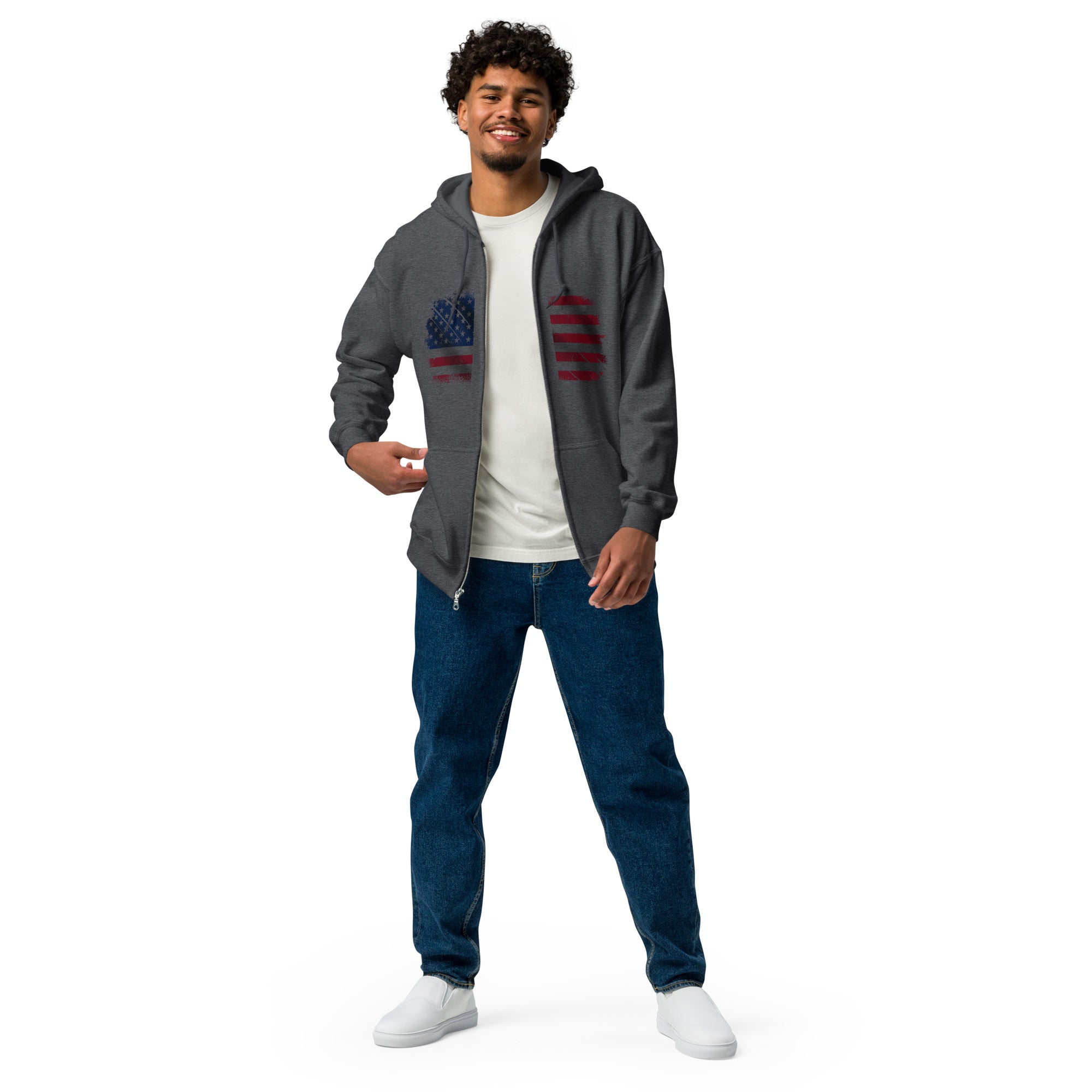 American Design - Split - Unisex heavy blend zip hoodie