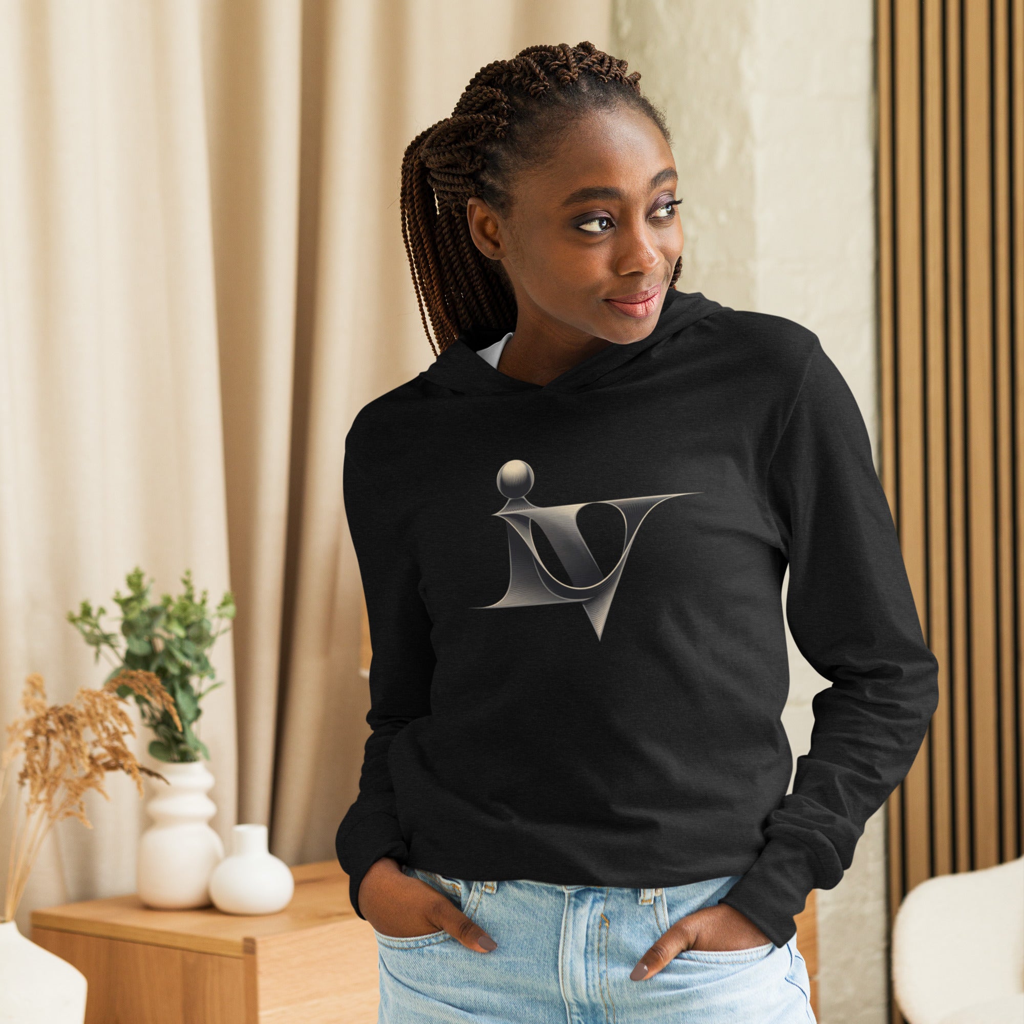 IV Custom - Hooded long-sleeve tee