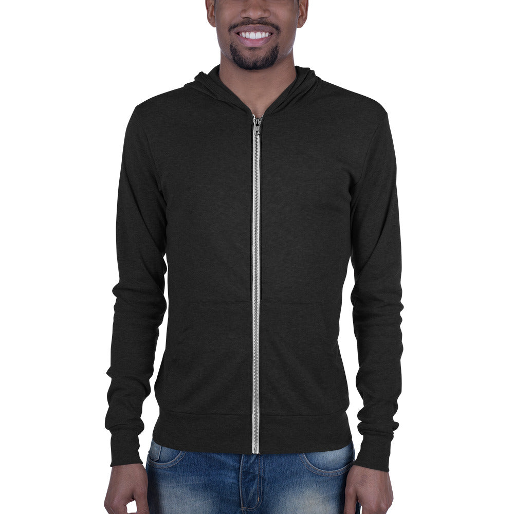 Boston Design - Lightweight Unisex zip hoodie