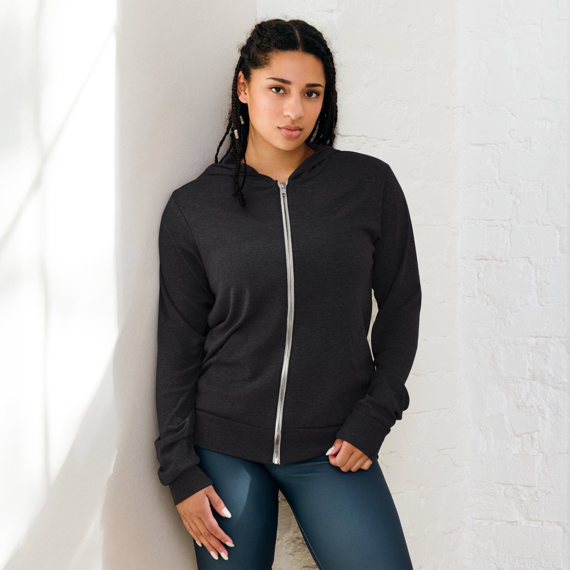 American Flag - Infinite Variations - Lightweight - Unisex zip hoodie