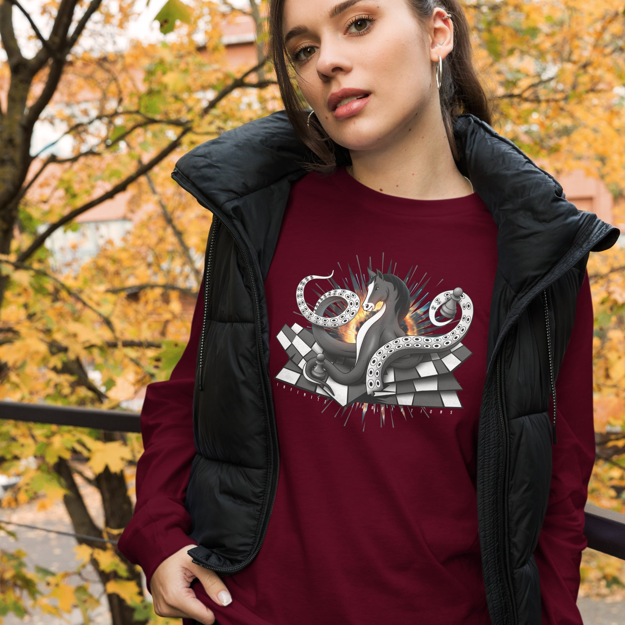 Octopus Knight - Unisex Long Sleeve Tee