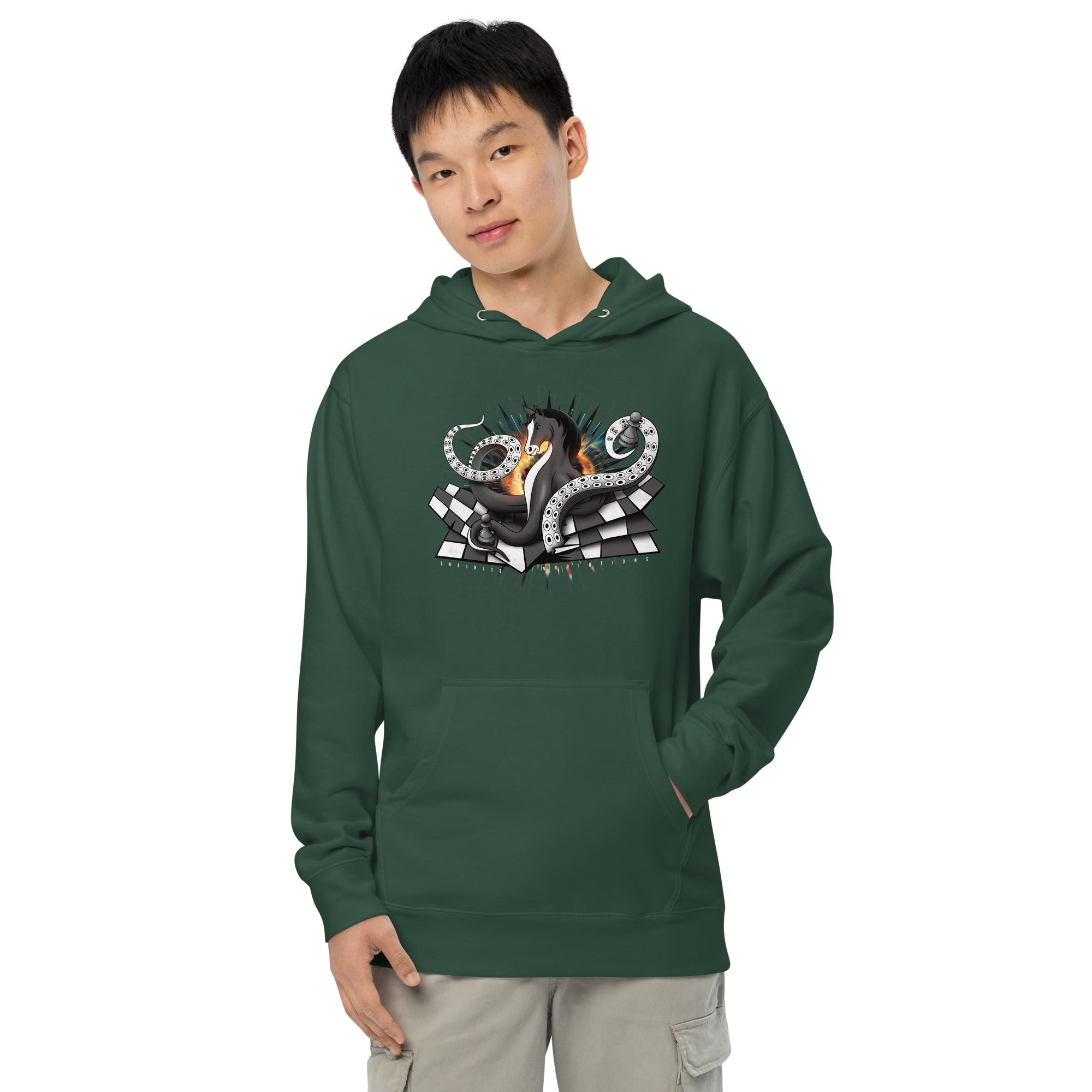 Octopus Knight - Unisex midweight hoodie