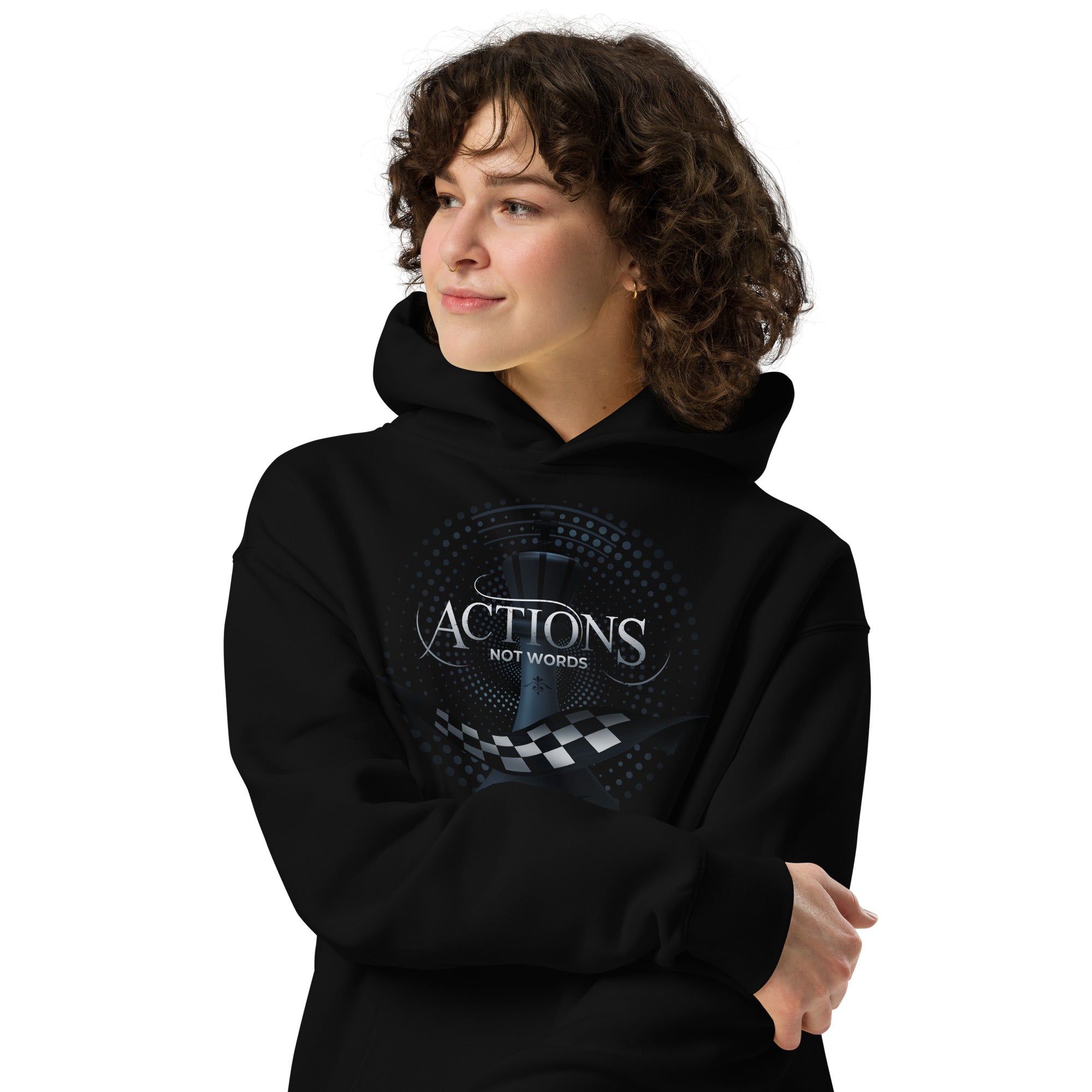 Actions Not Words - Unisex oversized hoodie