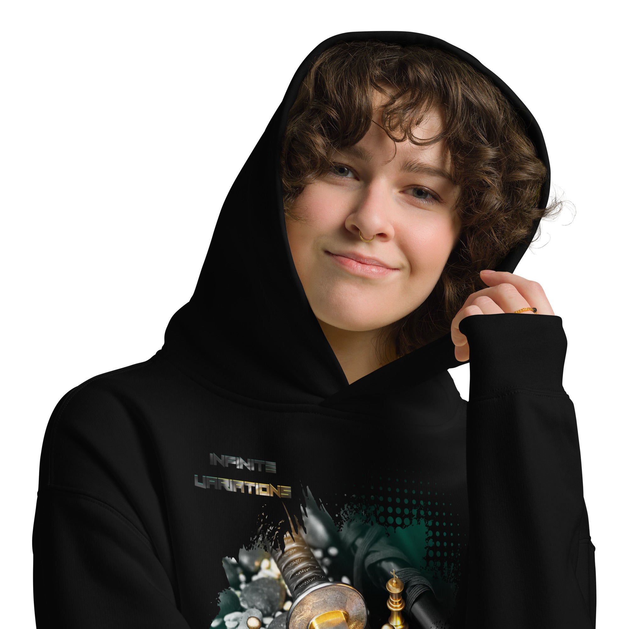 Samurai Chess II - Unisex oversized hoodie