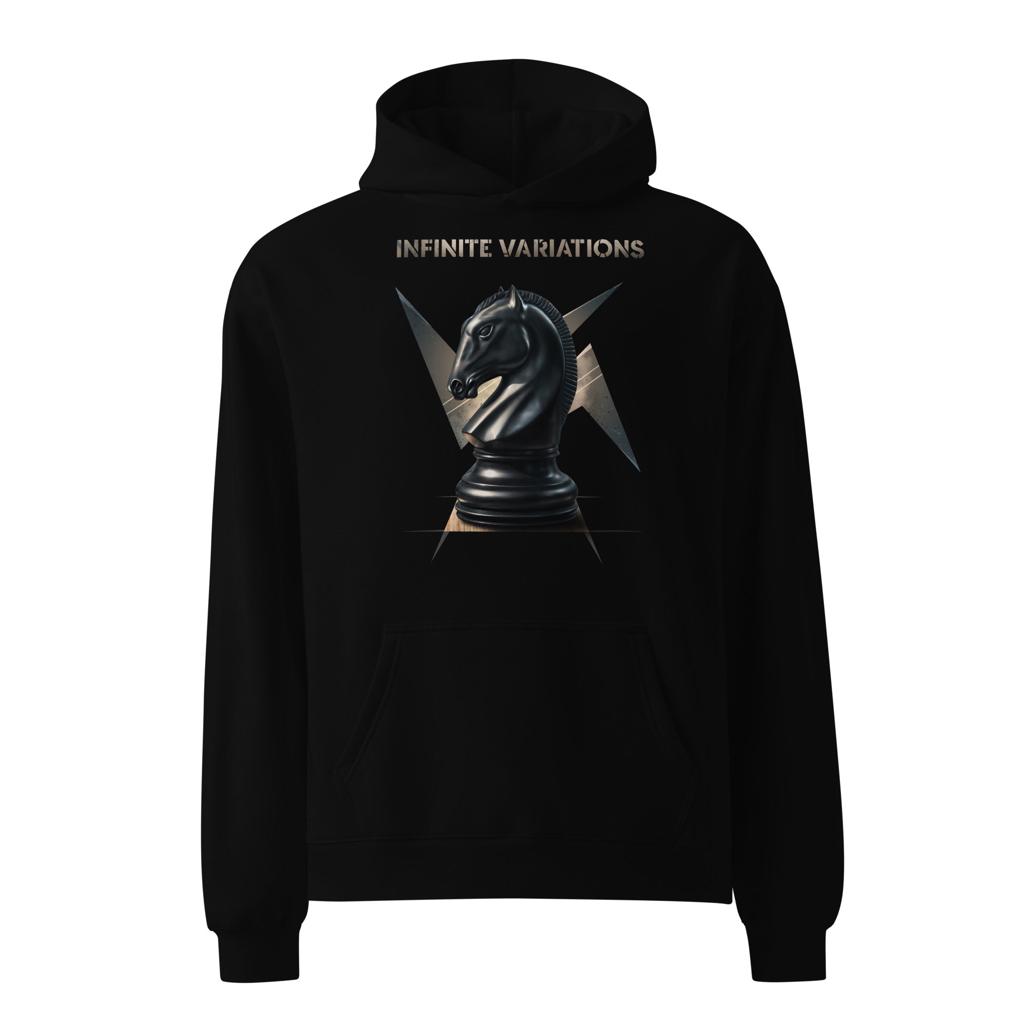 Knight of War - Black - Unisex oversized hoodie
