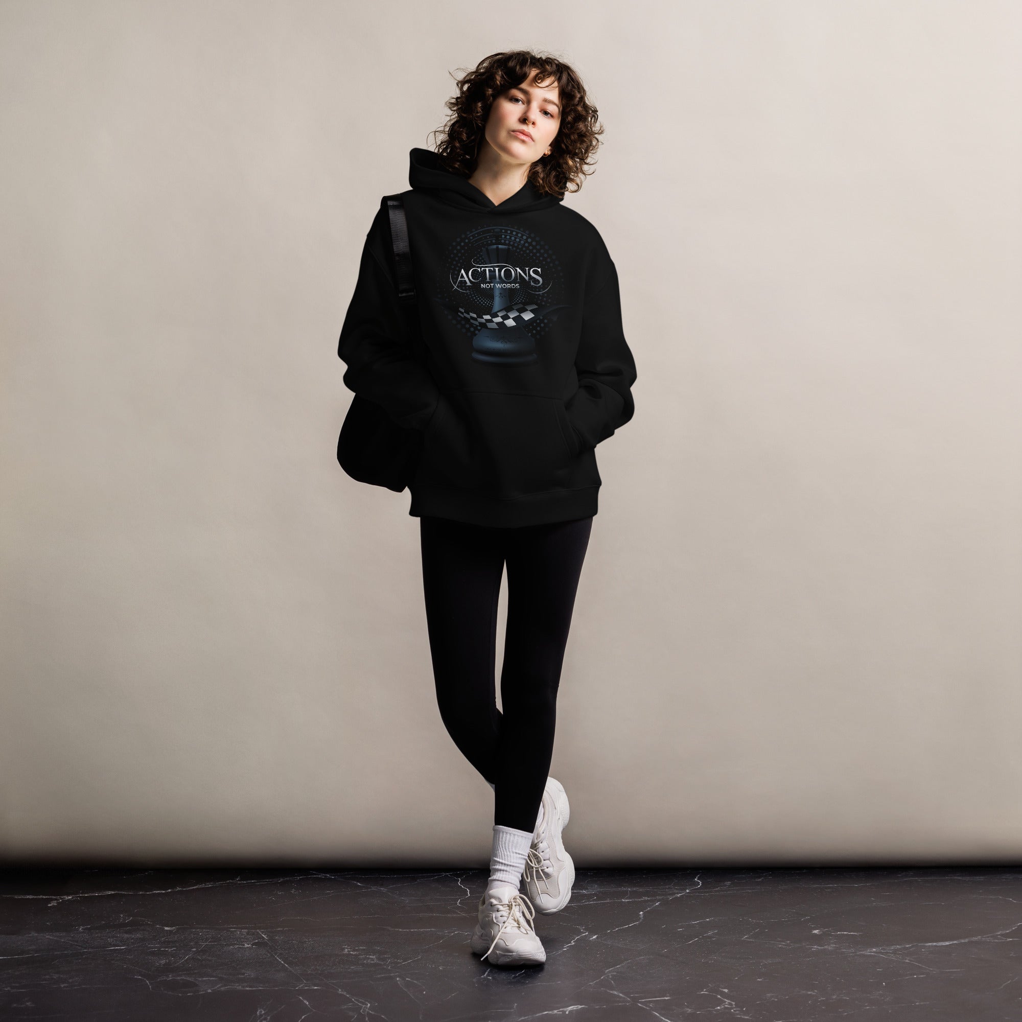 Actions Not Words - Unisex oversized hoodie