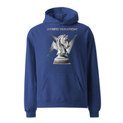 Knight of War - White - Unisex oversized hoodie
