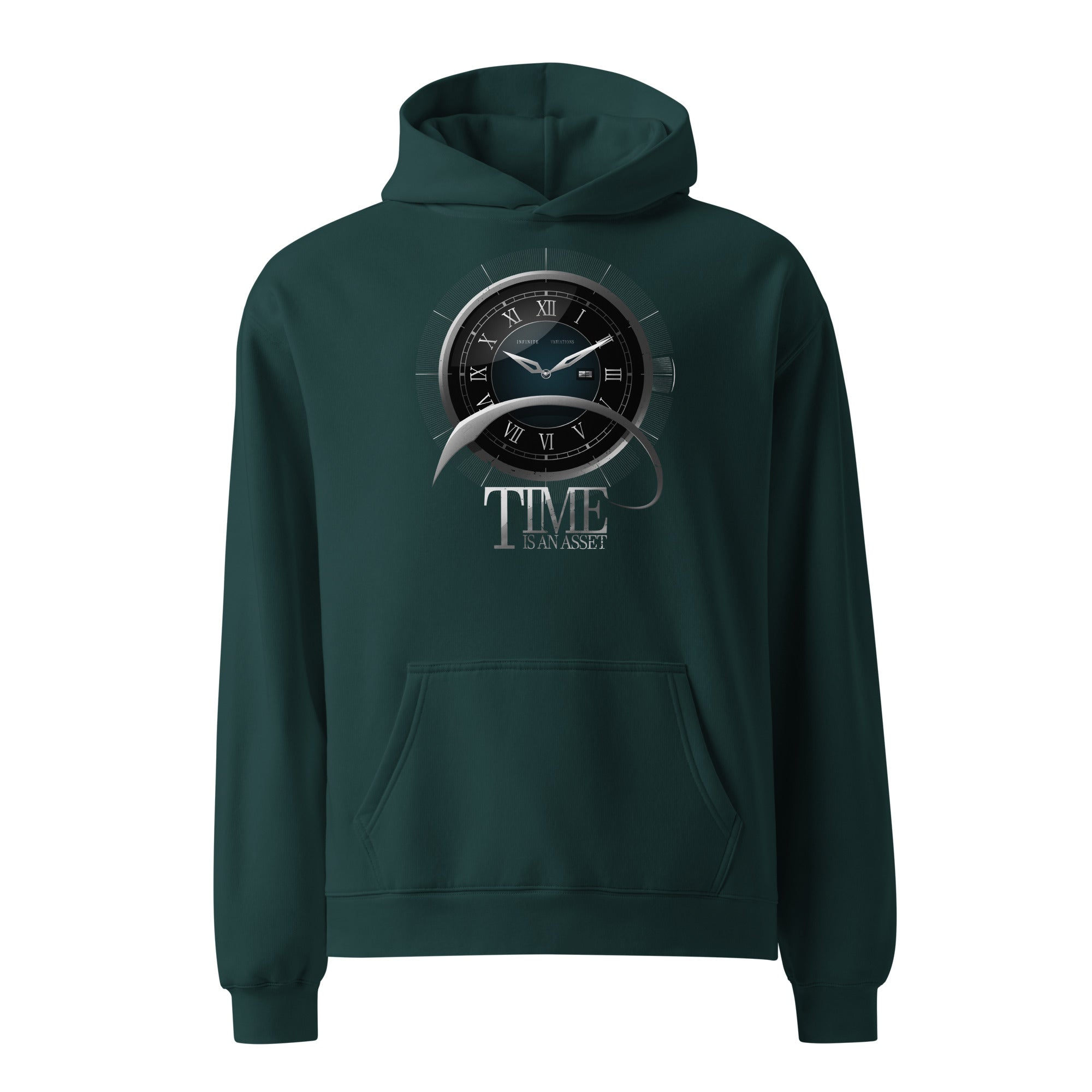 Time is an Asset - Premium Unisex oversized hoodie