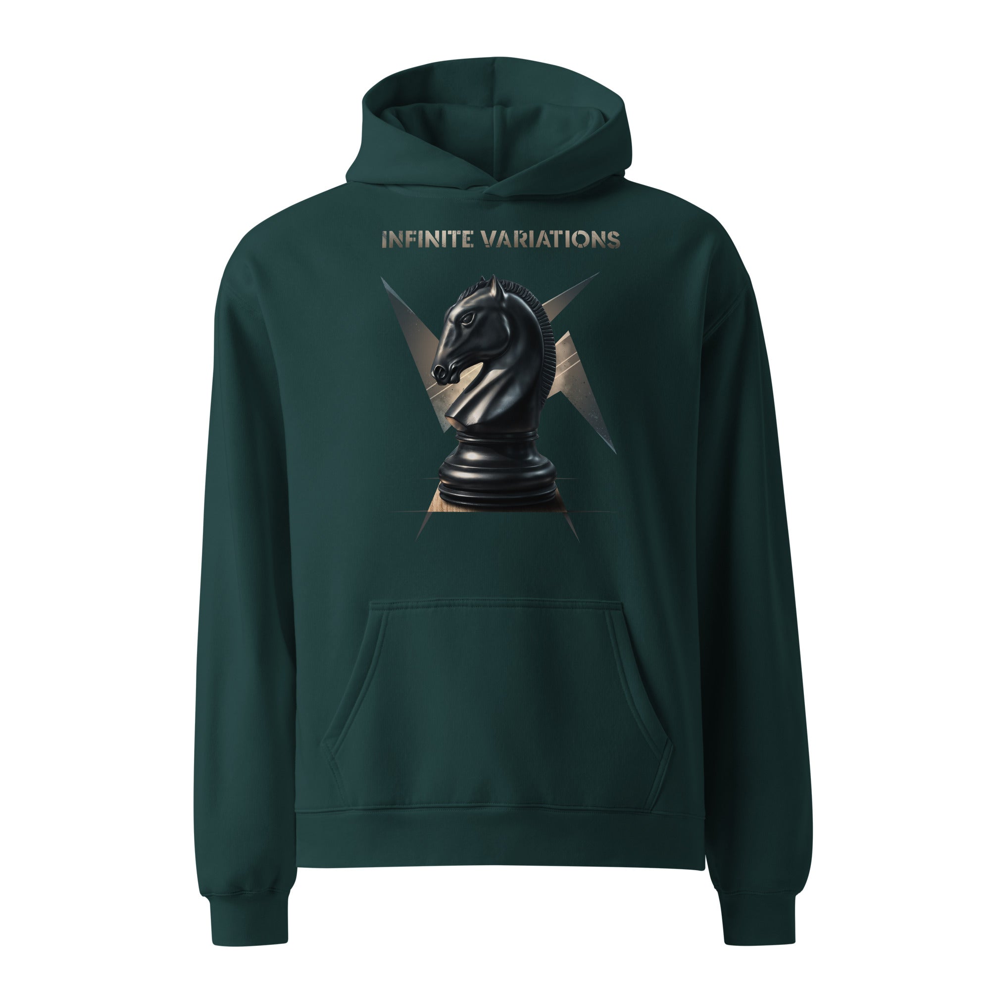 Knight of War - Black - Unisex oversized hoodie