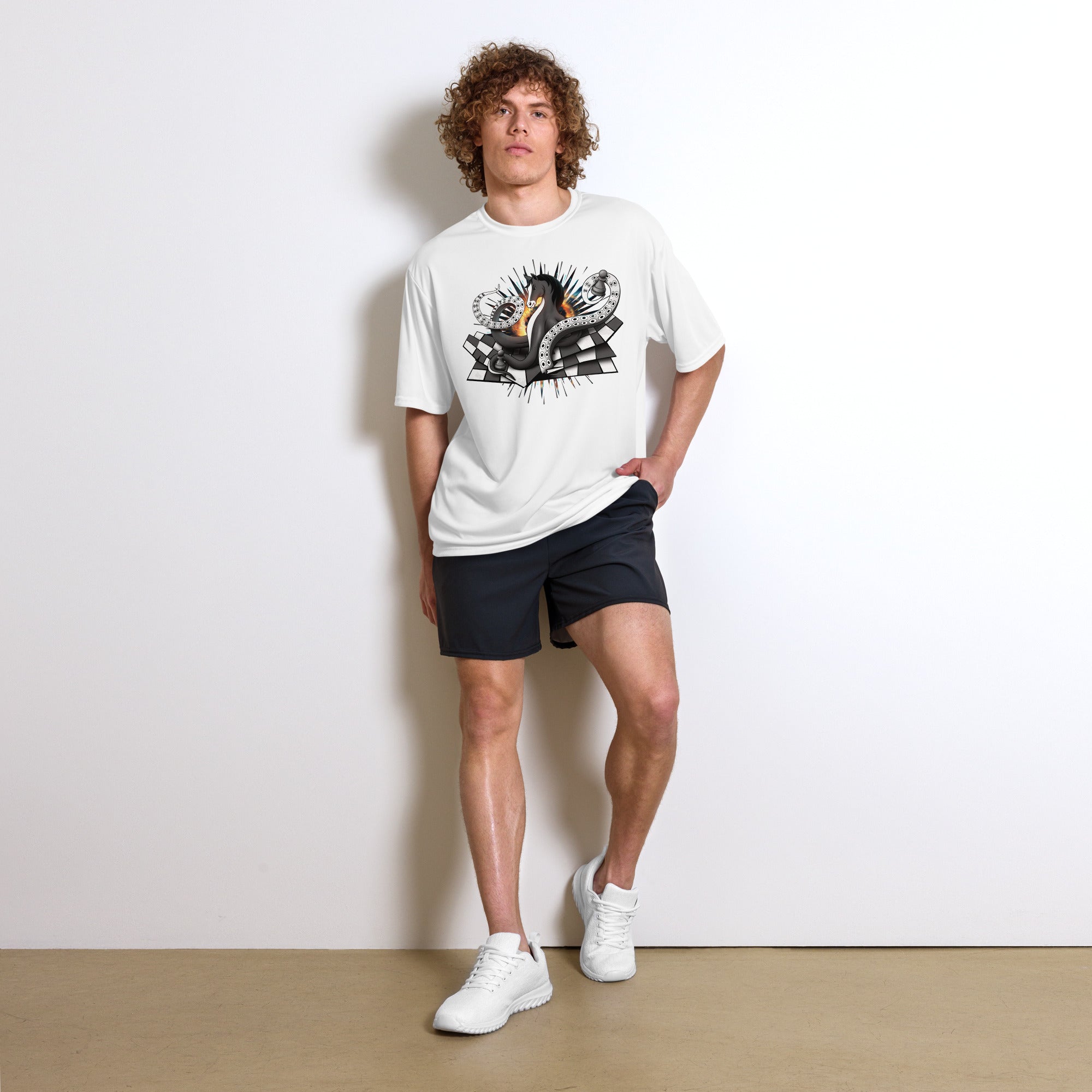 Octopus Knight - Unisex performance crew neck t-shirt
