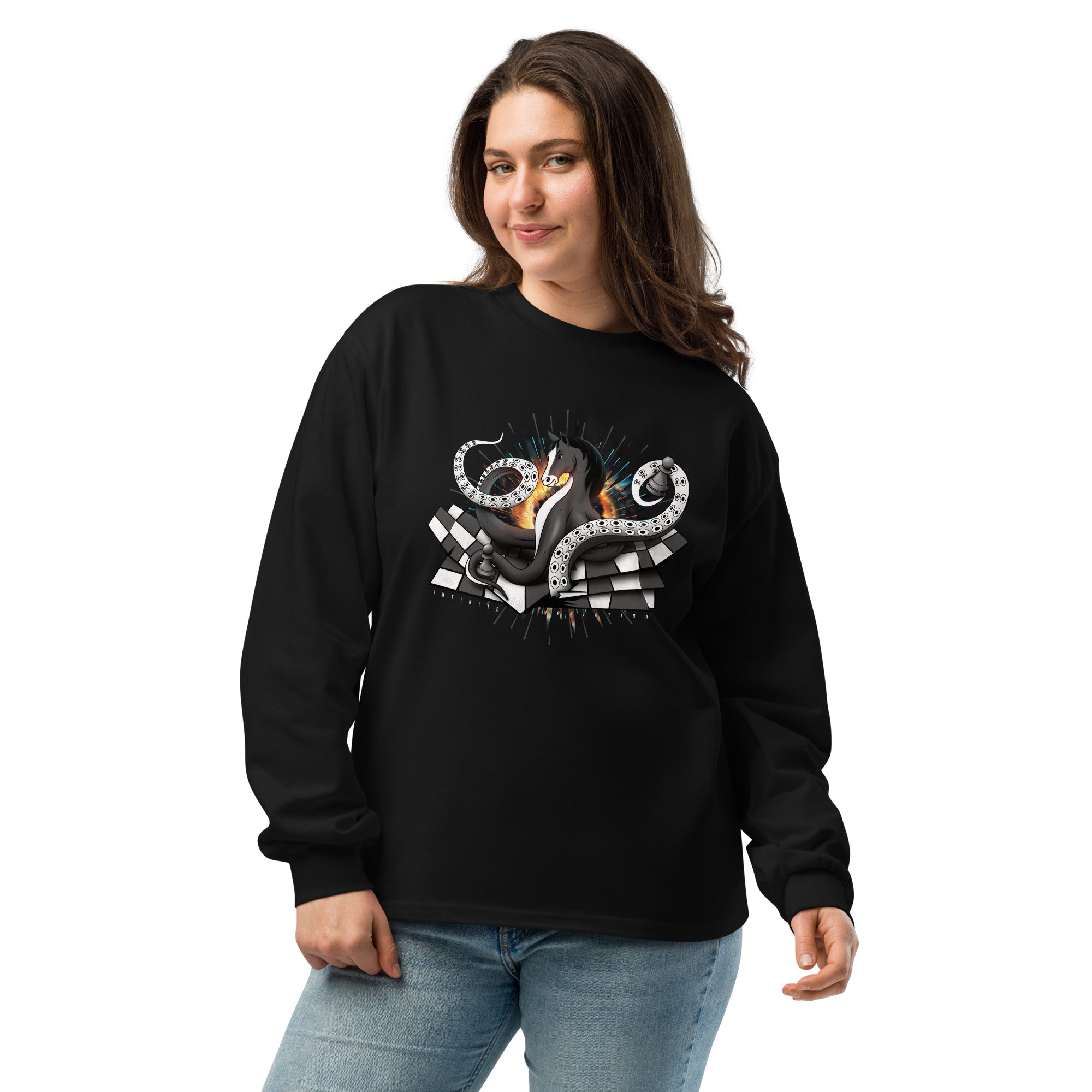 Premium heavyweight long sleeve shirt