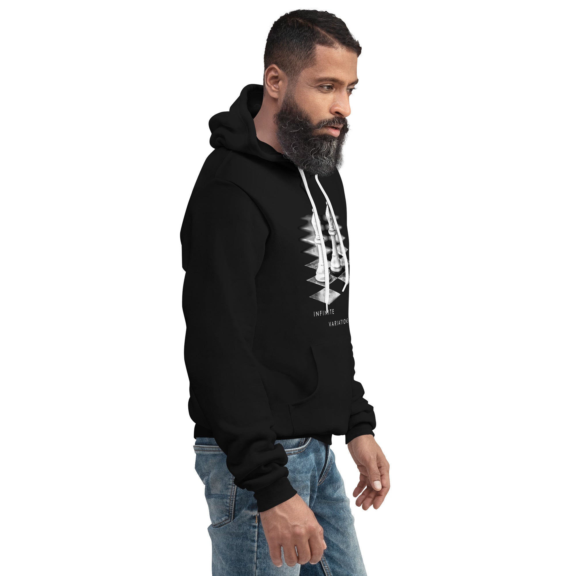The Bishop Pair - Chess Hooded Sweatshirt - Unisex hoodie