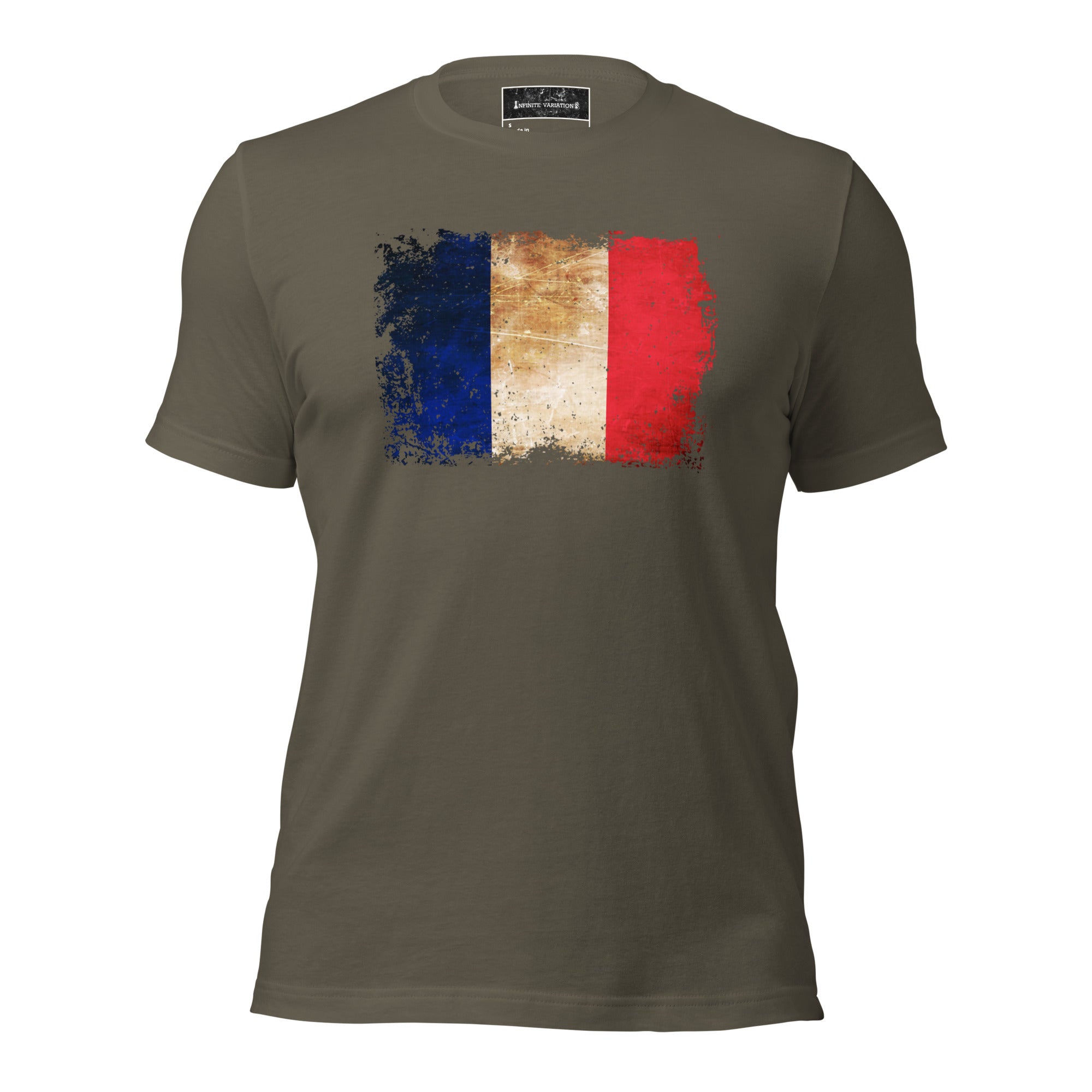 International Series - France Distressed - Unisex t-shirt