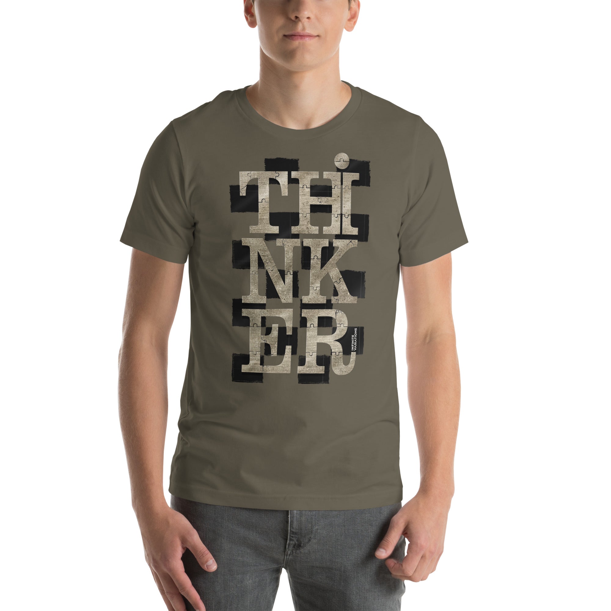 Thinker - Tan - Unisex t-shirt