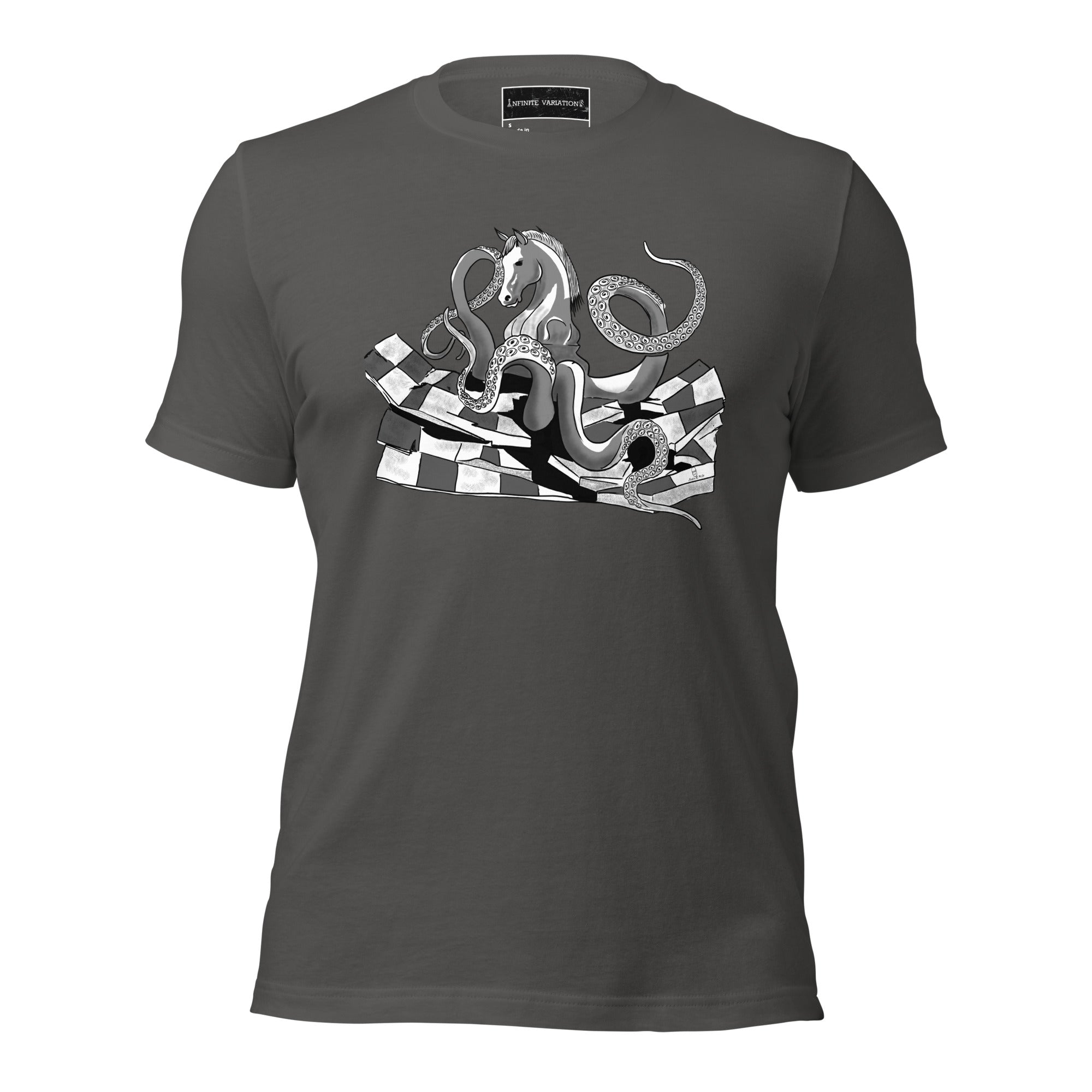 Infinite Variations - Octopus Knight - No Text Design - Unisex t-shirt