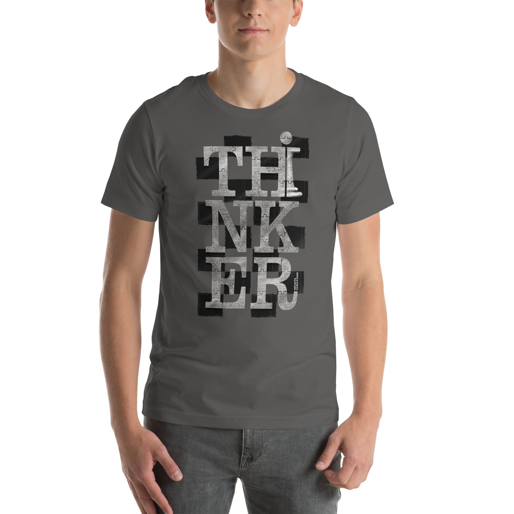 Thinker - Platinum - Unisex t-shirt