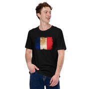 International Series - France Distressed - Unisex t-shirt