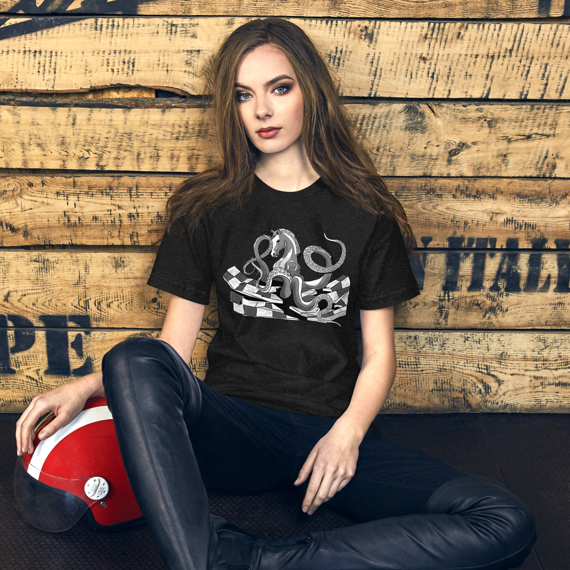 Infinite Variations - Octopus Knight - No Text Design - Unisex t-shirt