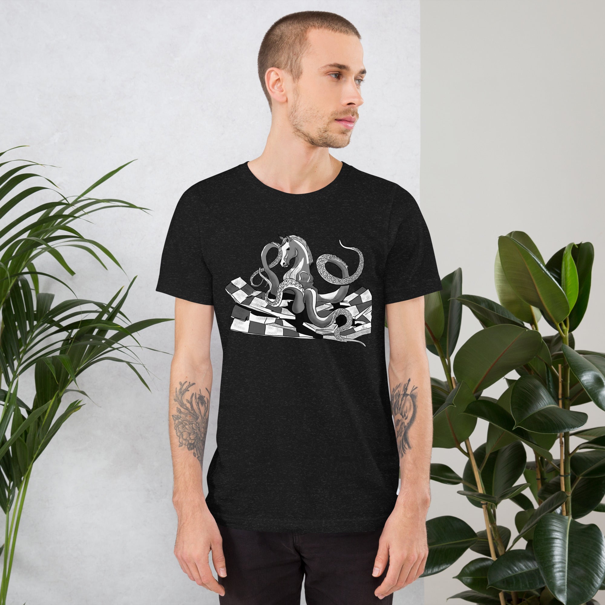 Infinite Variations - Octopus Knight - No Text Design - Unisex t-shirt