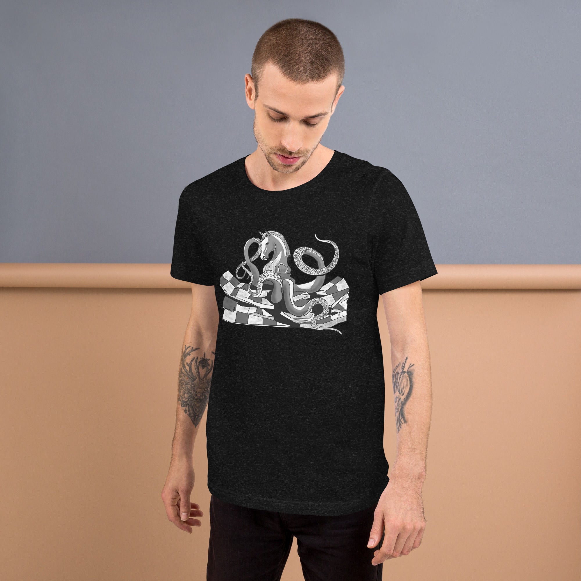 Infinite Variations - Octopus Knight - No Text Design - Unisex t-shirt