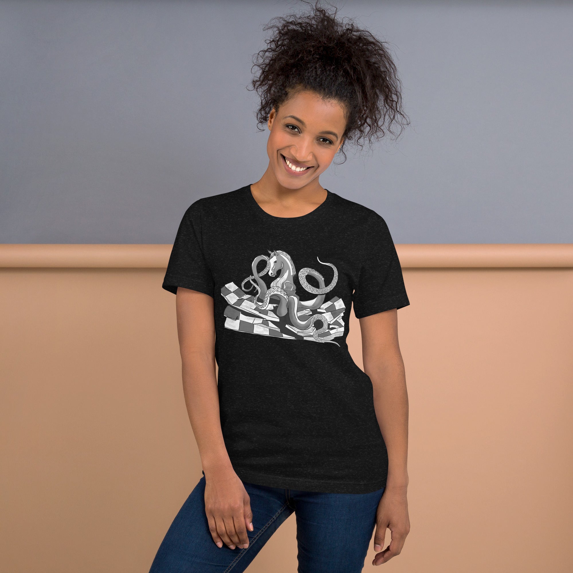 Infinite Variations - Octopus Knight - No Text Design - Unisex t-shirt