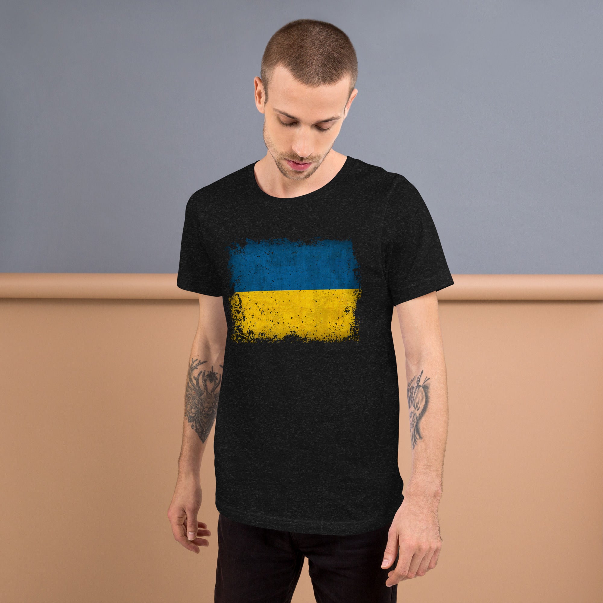 International Series - Ukraine Distressed - Unisex t-shirt