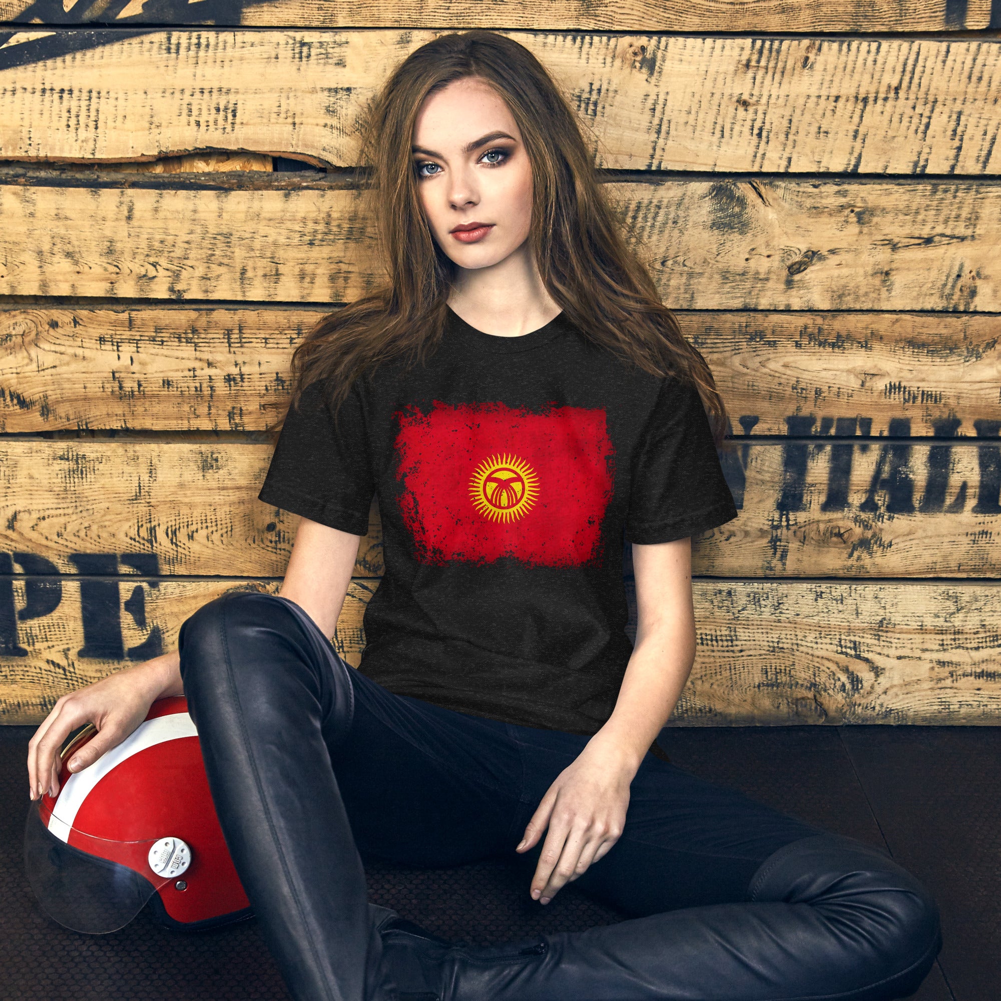 International Series - Kyrgyzstan Distressed - Unisex t-shirt