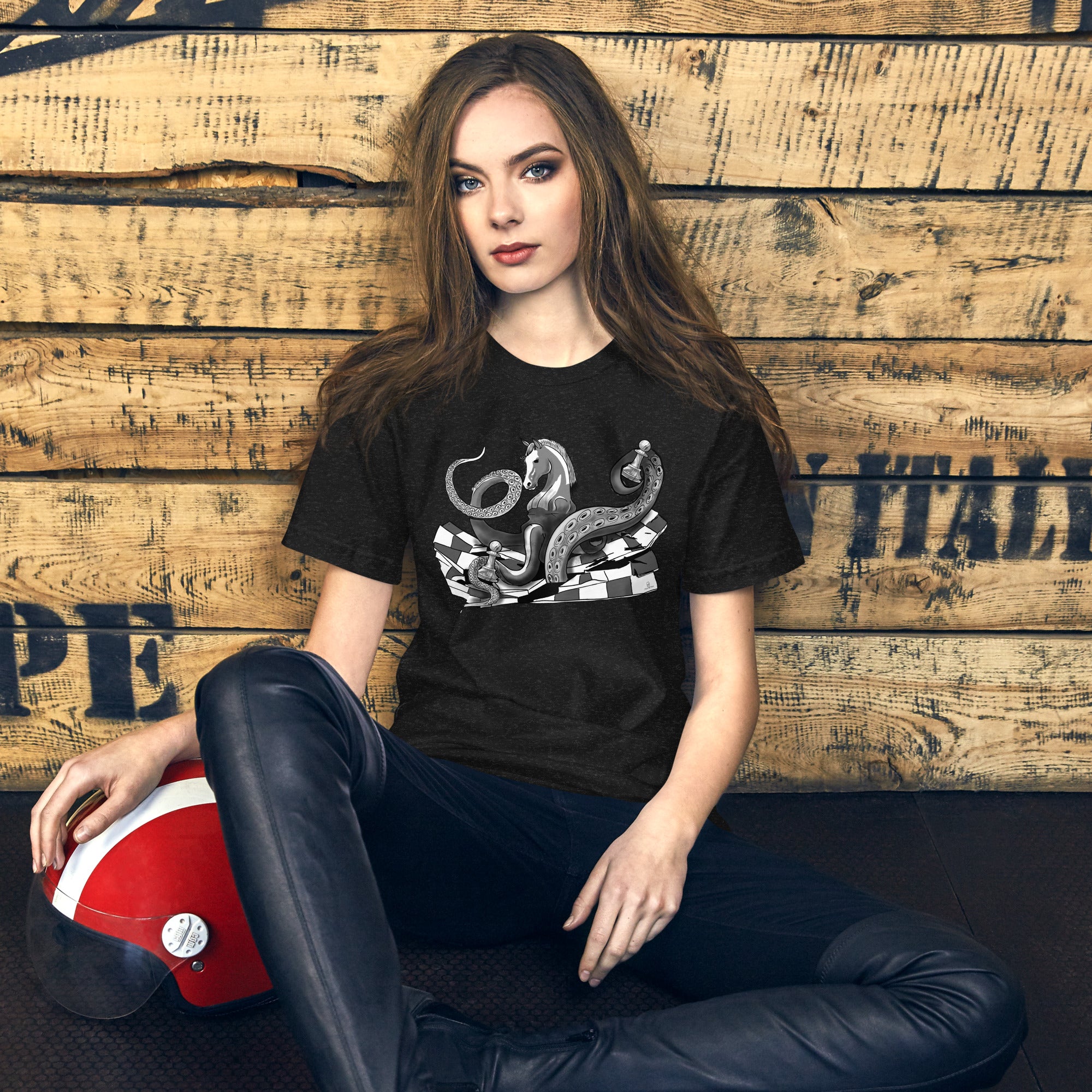 Octopus Knight with Pawn - Unisex t-shirt