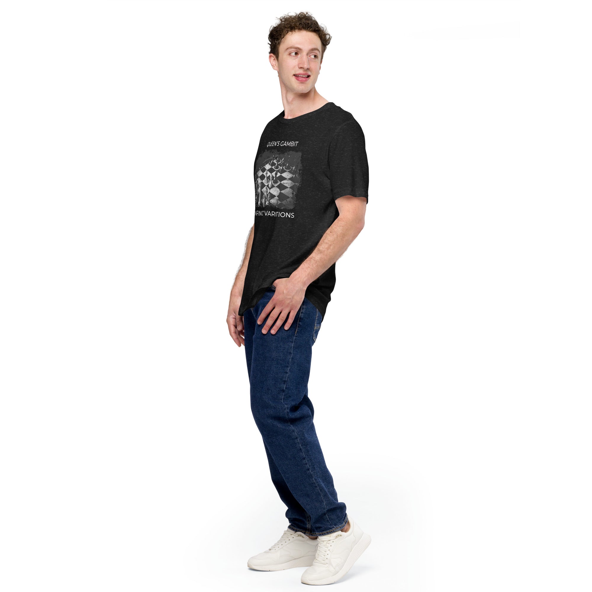The Queen's Gambit - Distressed - Opening Themed Chess T-Shirt