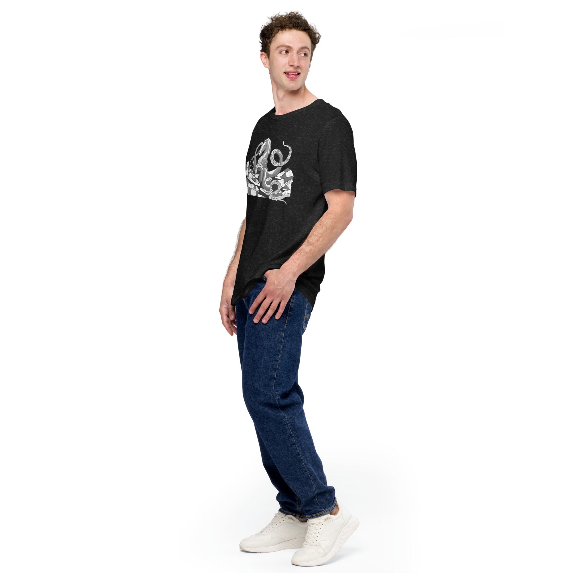 Infinite Variations - Octopus Knight - No Text Design - Unisex t-shirt