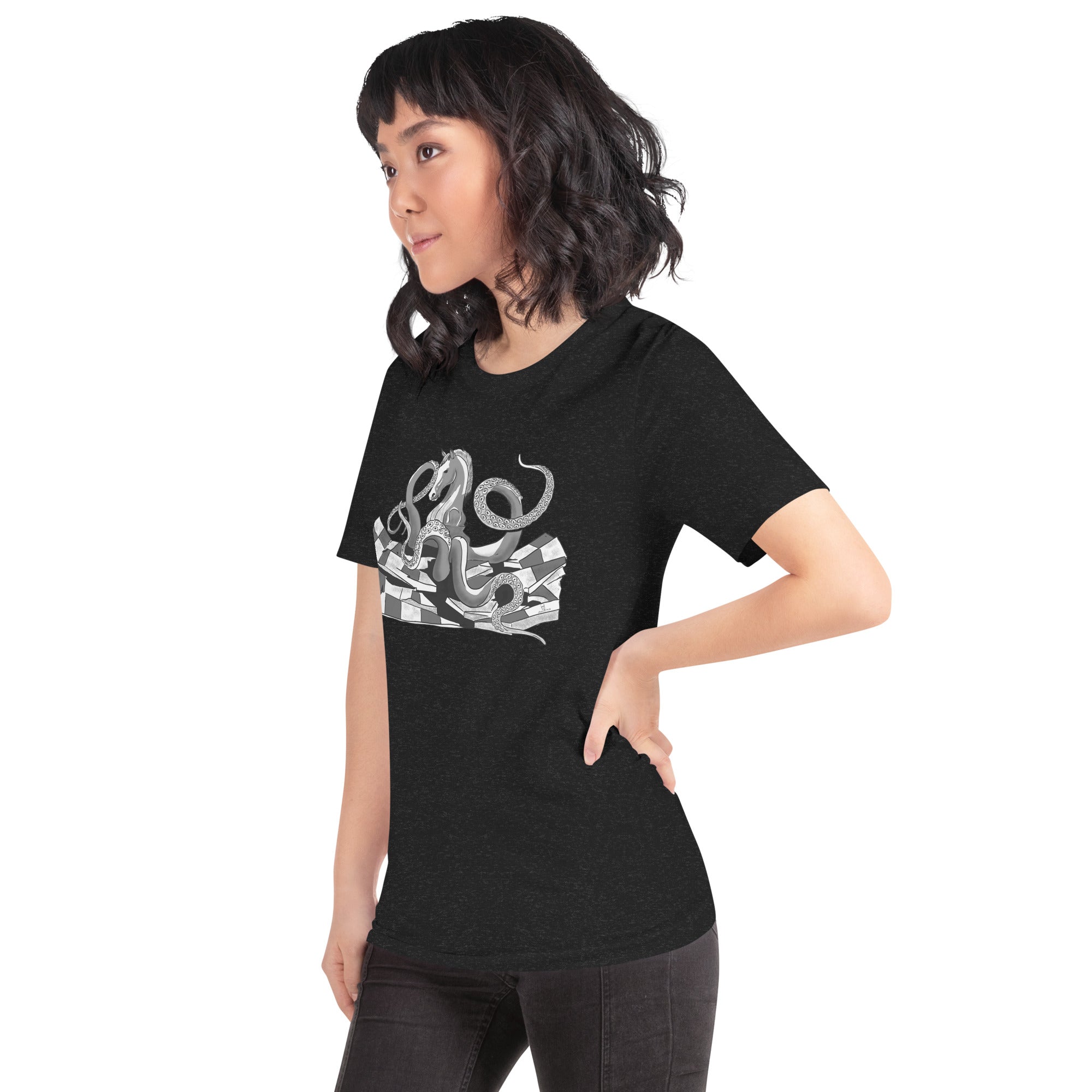 Infinite Variations - Octopus Knight - No Text Design - Unisex t-shirt