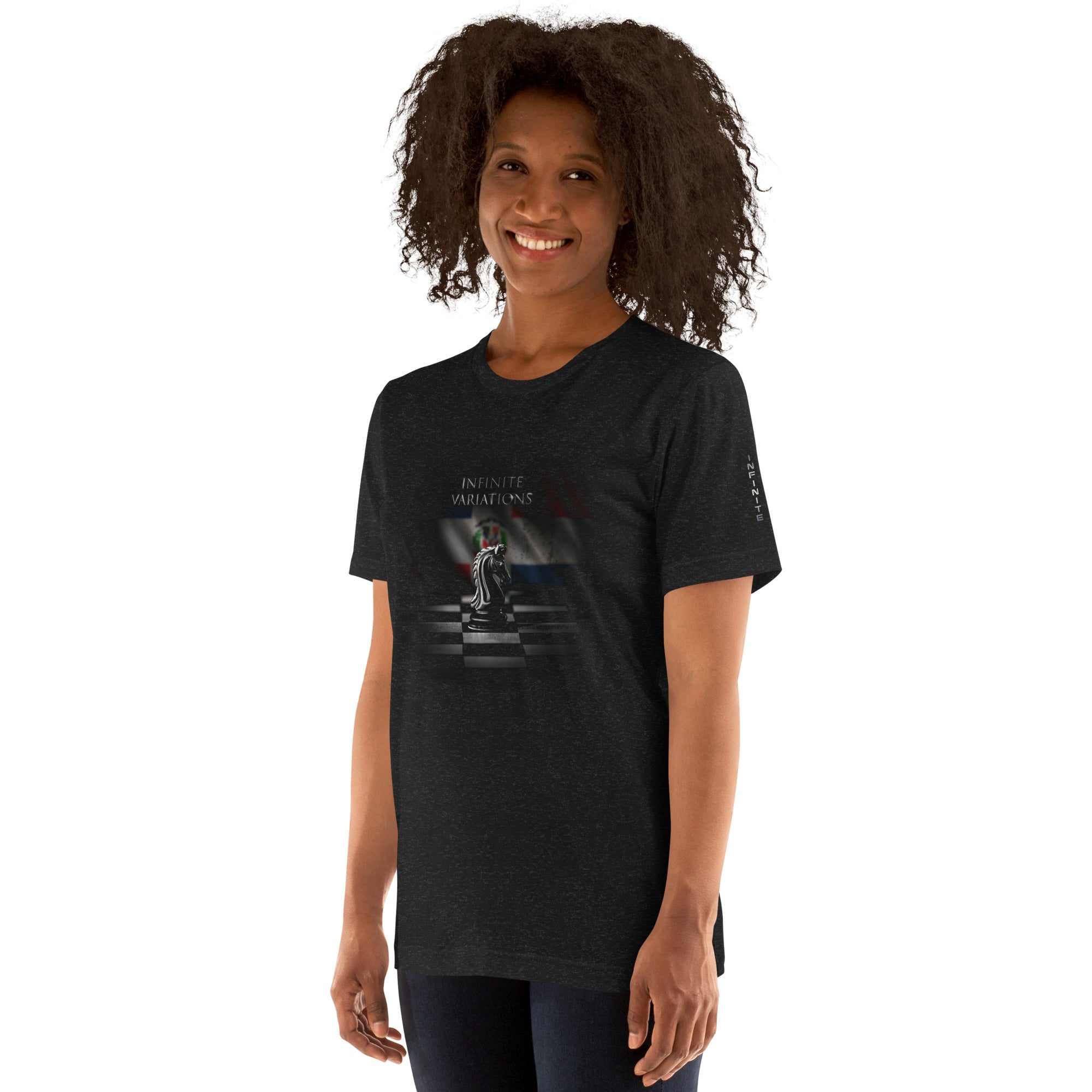 Infinite Variations - Classical DR Knight - Logo Both Sleeves - Unisex t-shirt