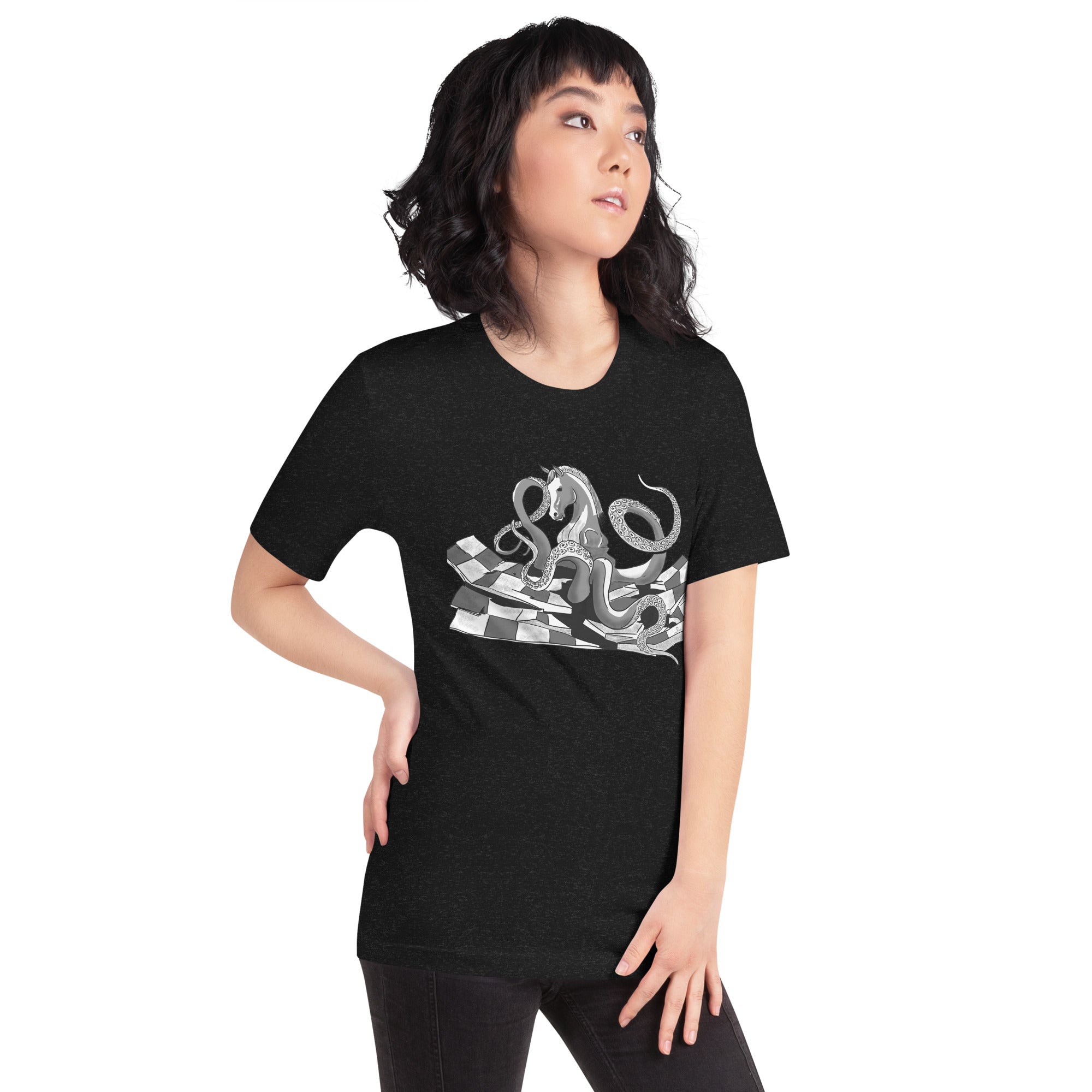 Infinite Variations - Octopus Knight - No Text Design - Unisex t-shirt