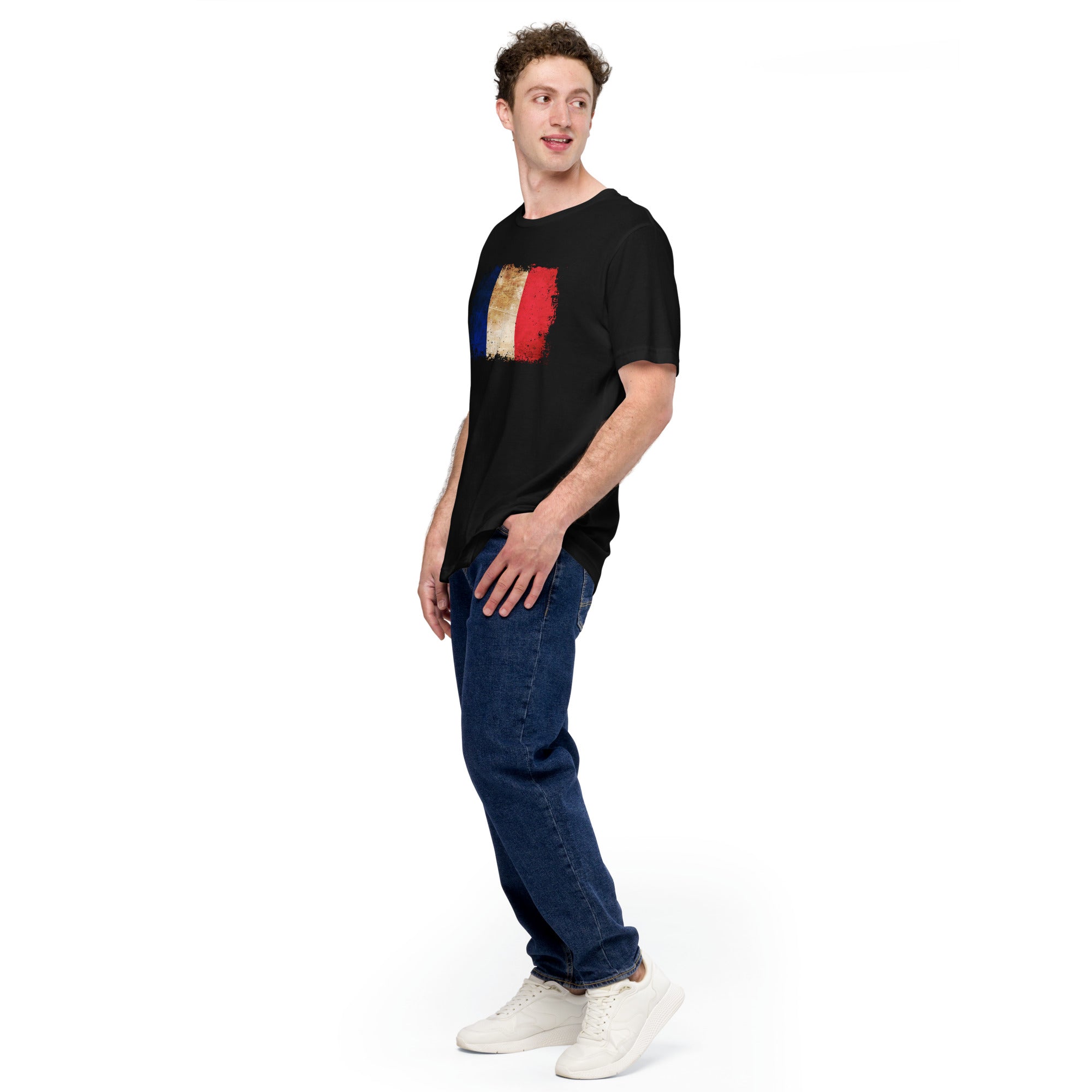International Series - France Distressed - Unisex t-shirt