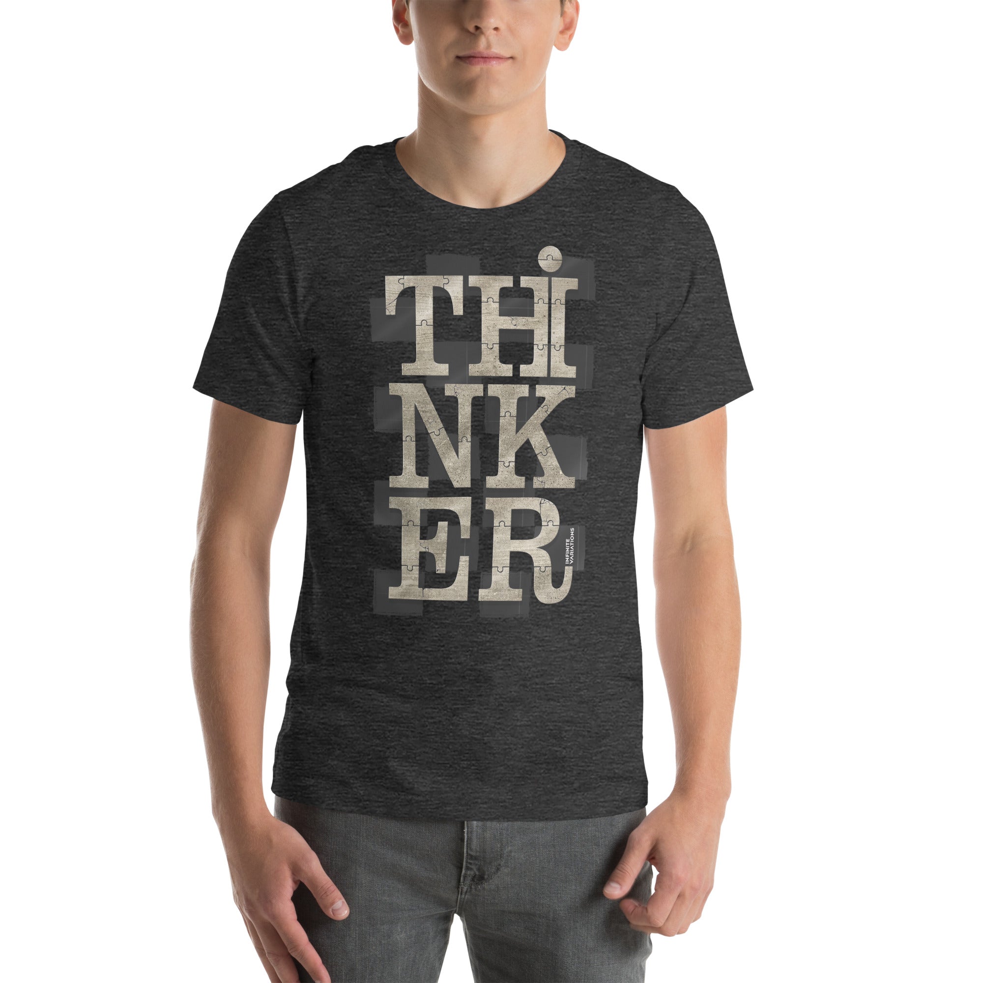 Thinker - Tan - Unisex t-shirt