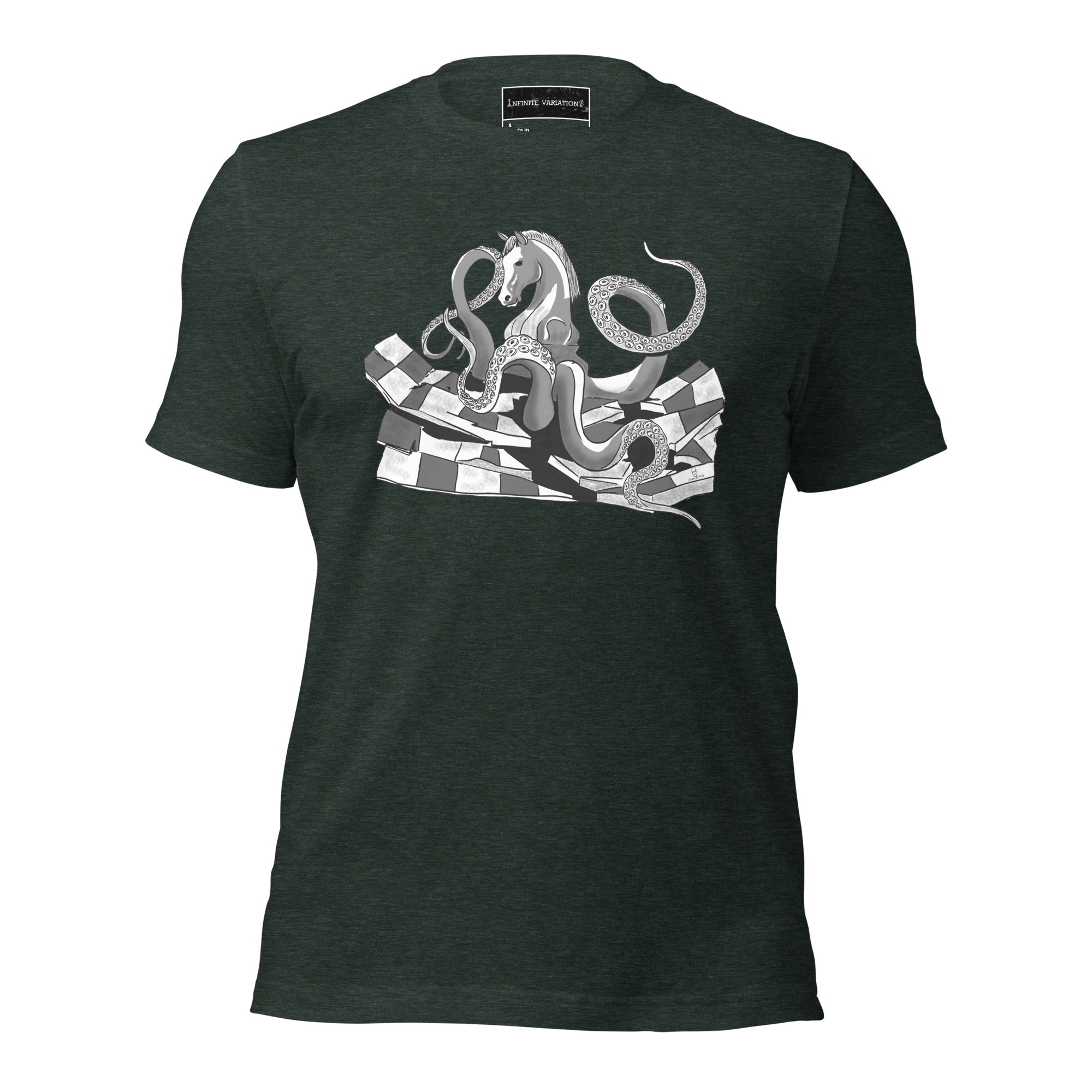 Infinite Variations - Octopus Knight - No Text Design - Unisex t-shirt