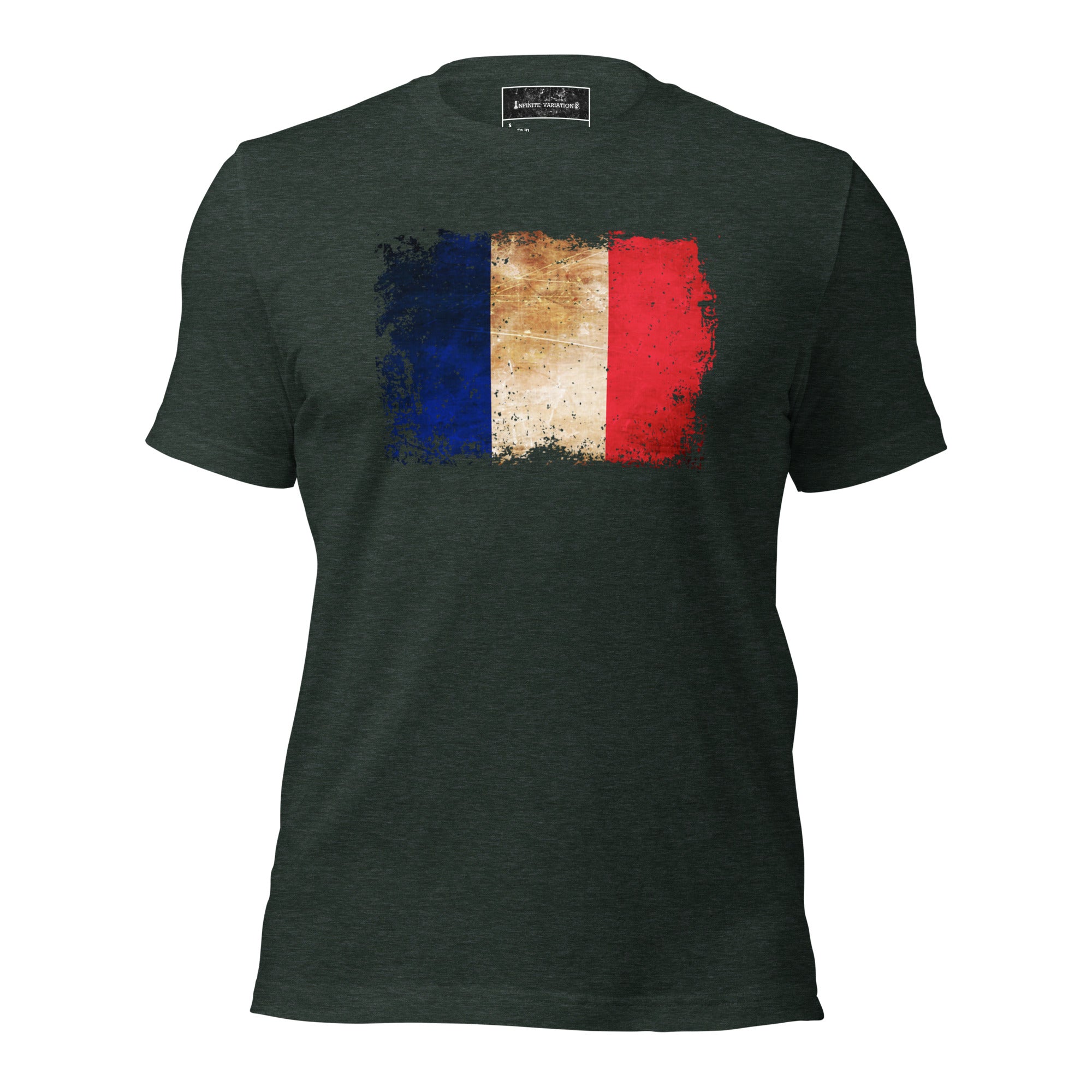 International Series - France Distressed - Unisex t-shirt