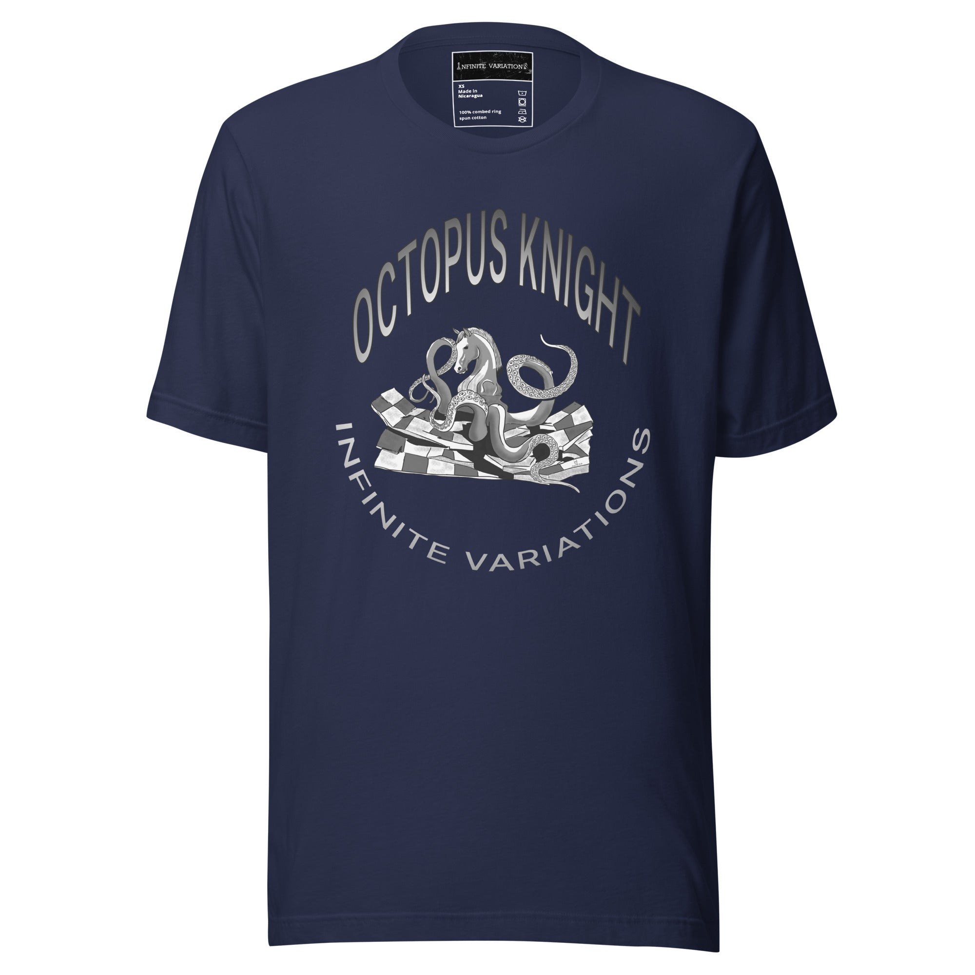 Infinite Variations - Octopus Knight - B Side Design - Unisex t-shirt
