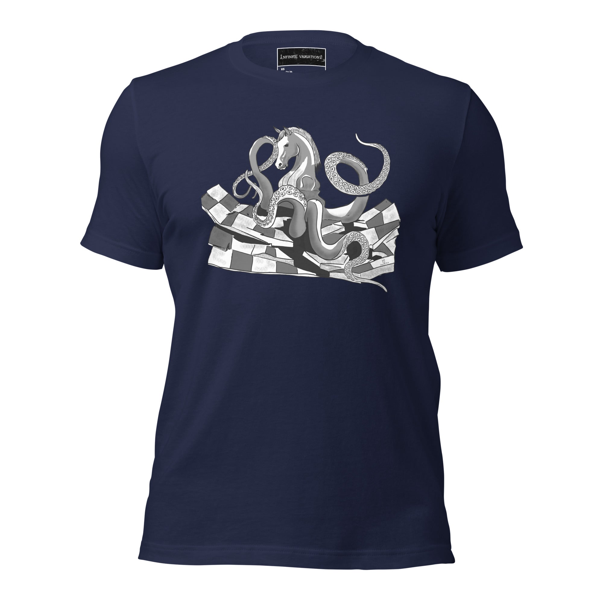 Infinite Variations - Octopus Knight - No Text Design - Unisex t-shirt