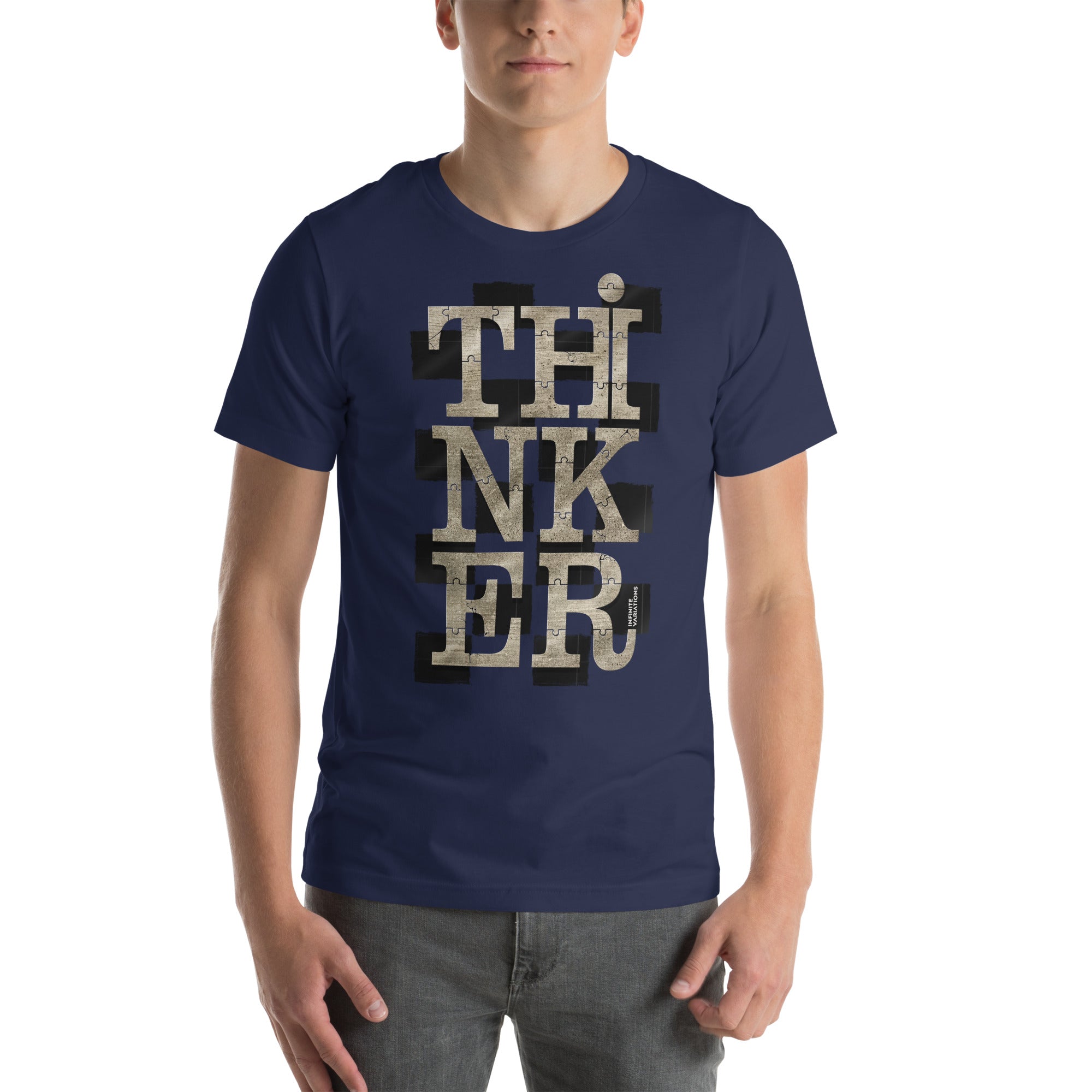 Thinker - Tan - Unisex t-shirt