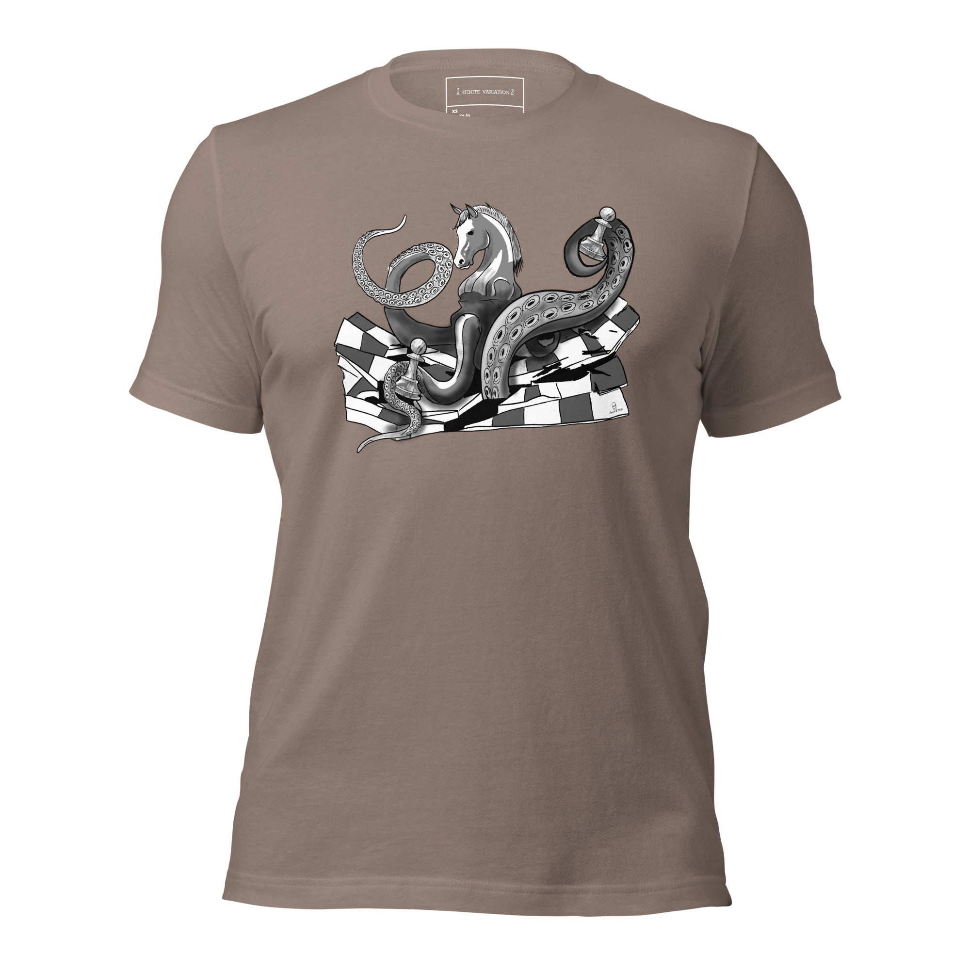 Octopus Knight with Pawn - Unisex t-shirt