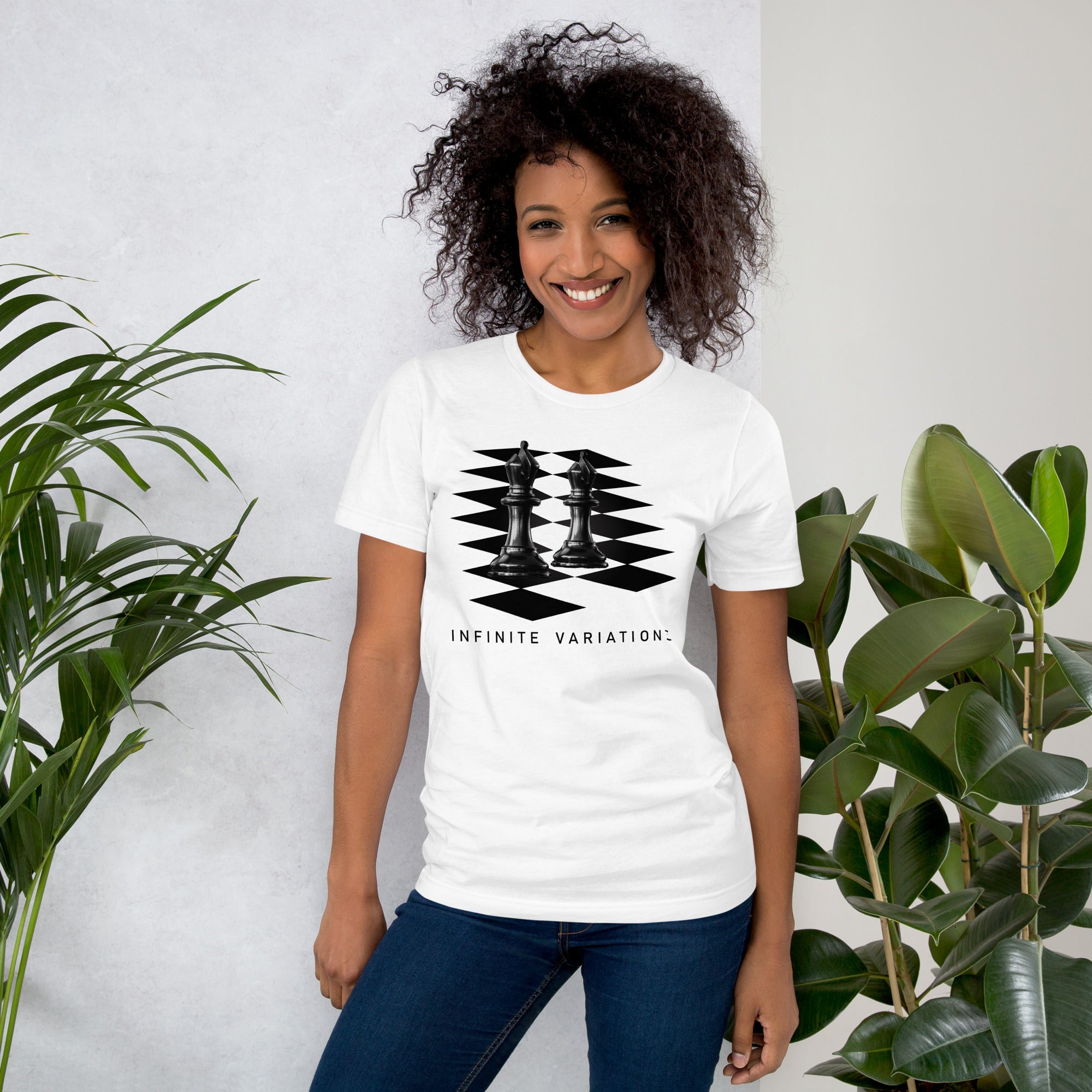 Black Bishops - White Unisex t-shirt