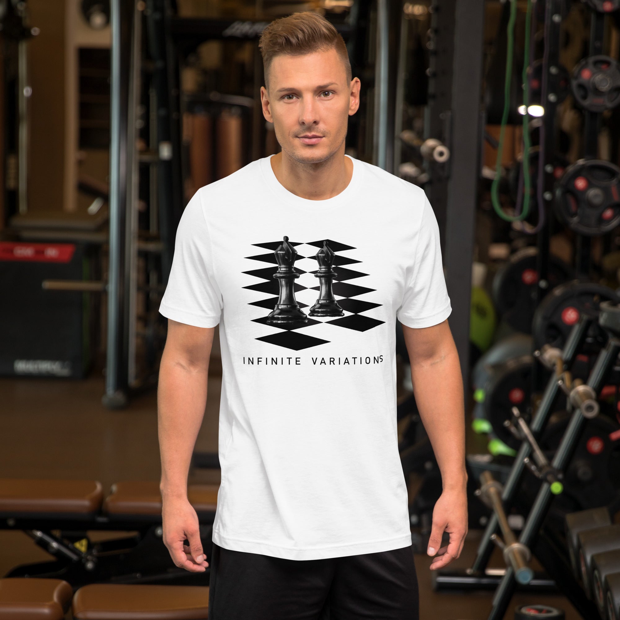 Black Bishops - White Unisex t-shirt