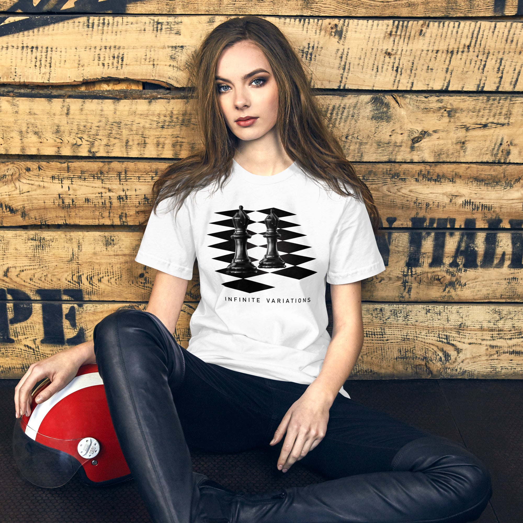 Black Bishops - White Unisex t-shirt