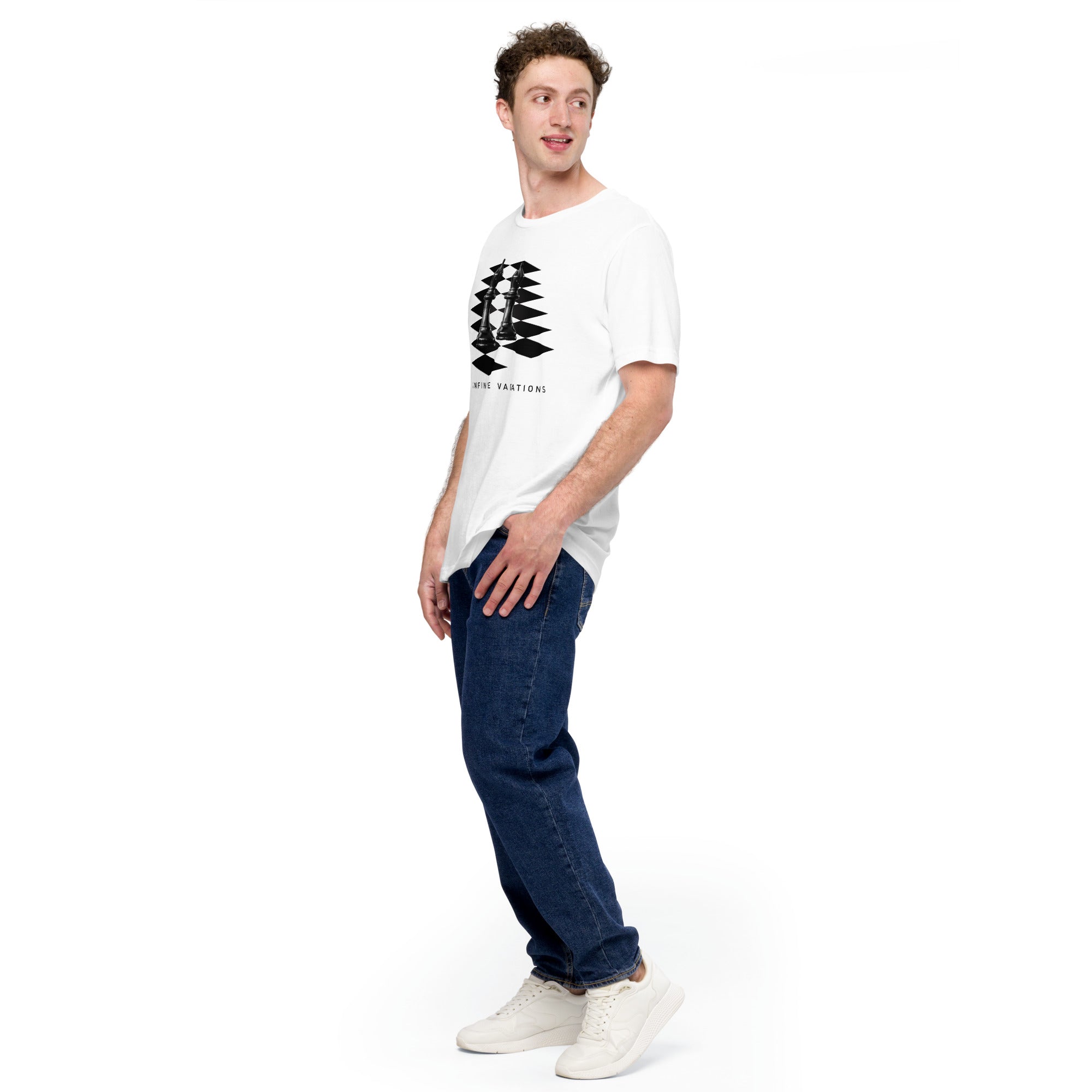 Black Bishops - White Unisex t-shirt