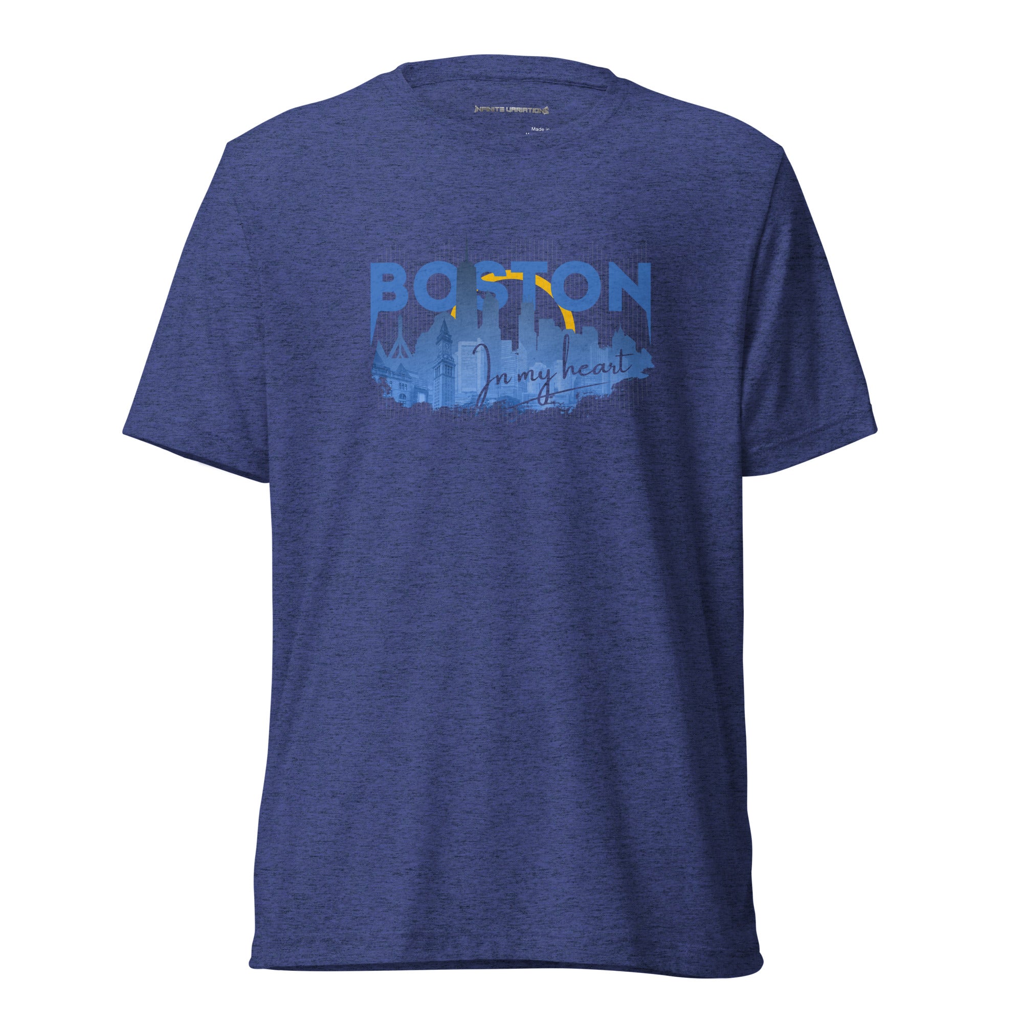 Boston Design - Men's Triblend Short sleeve t-shirt