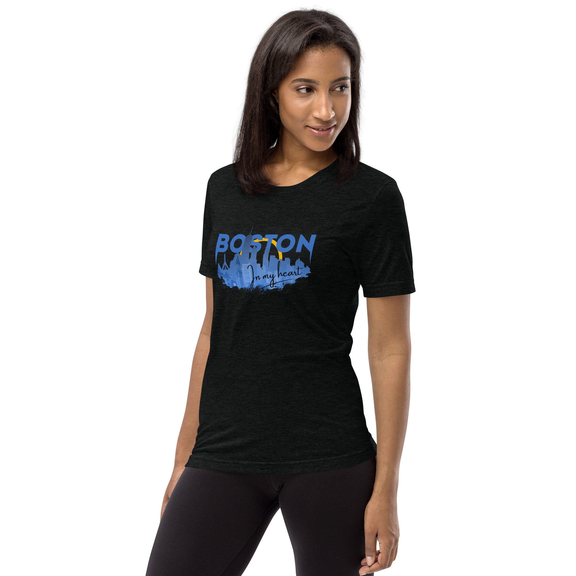 Boston Design - Men's Triblend Short sleeve t-shirt