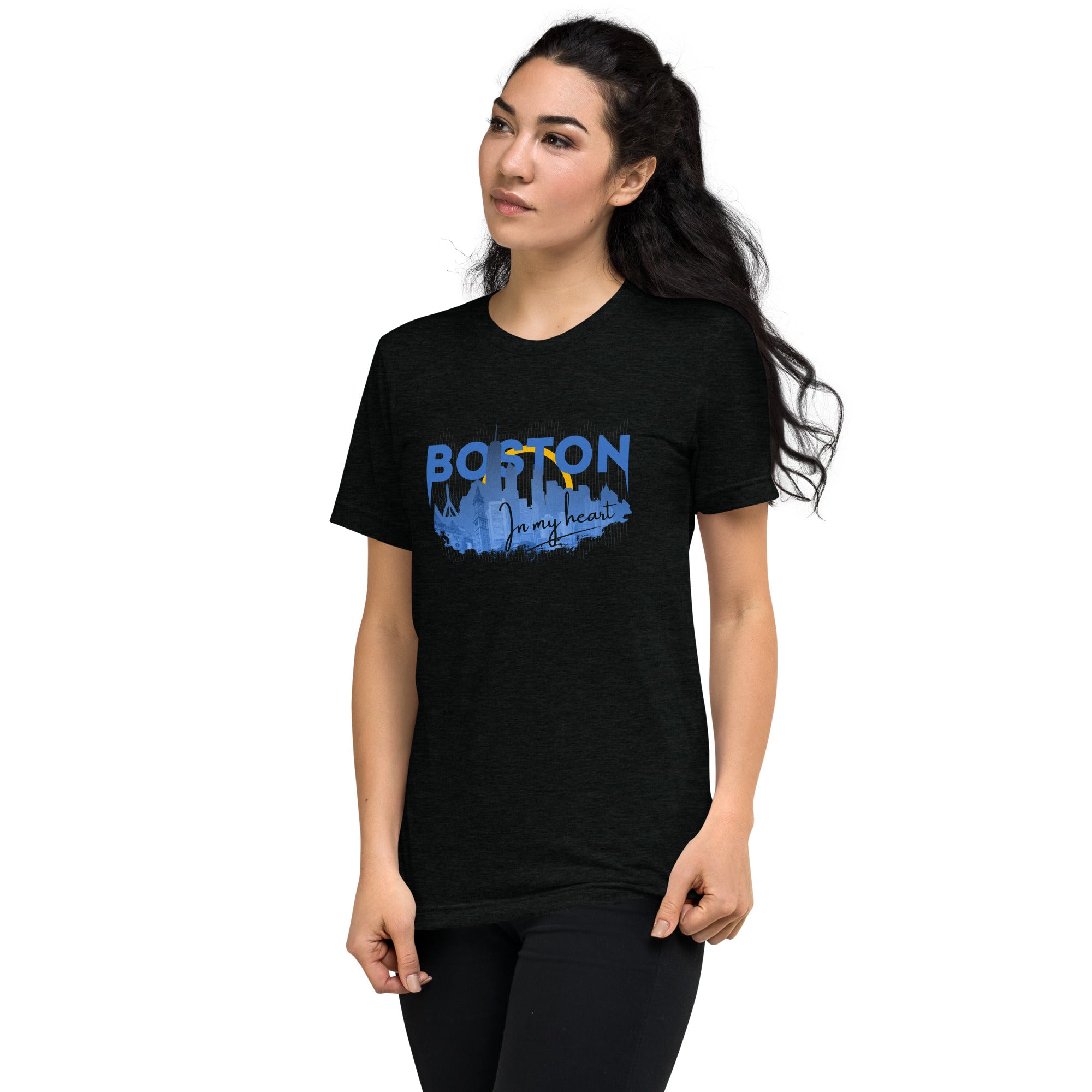 Boston Design - Men's Triblend Short sleeve t-shirt