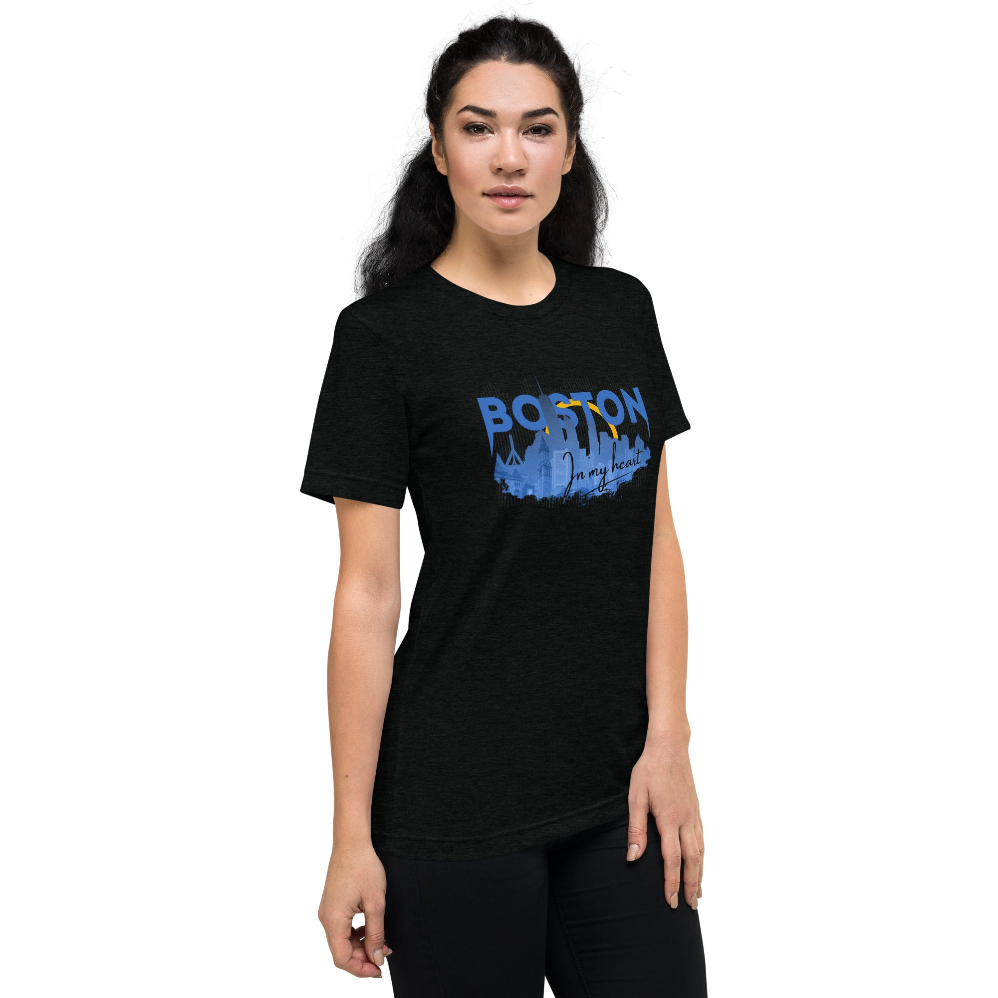 Boston Design - Men's Triblend Short sleeve t-shirt