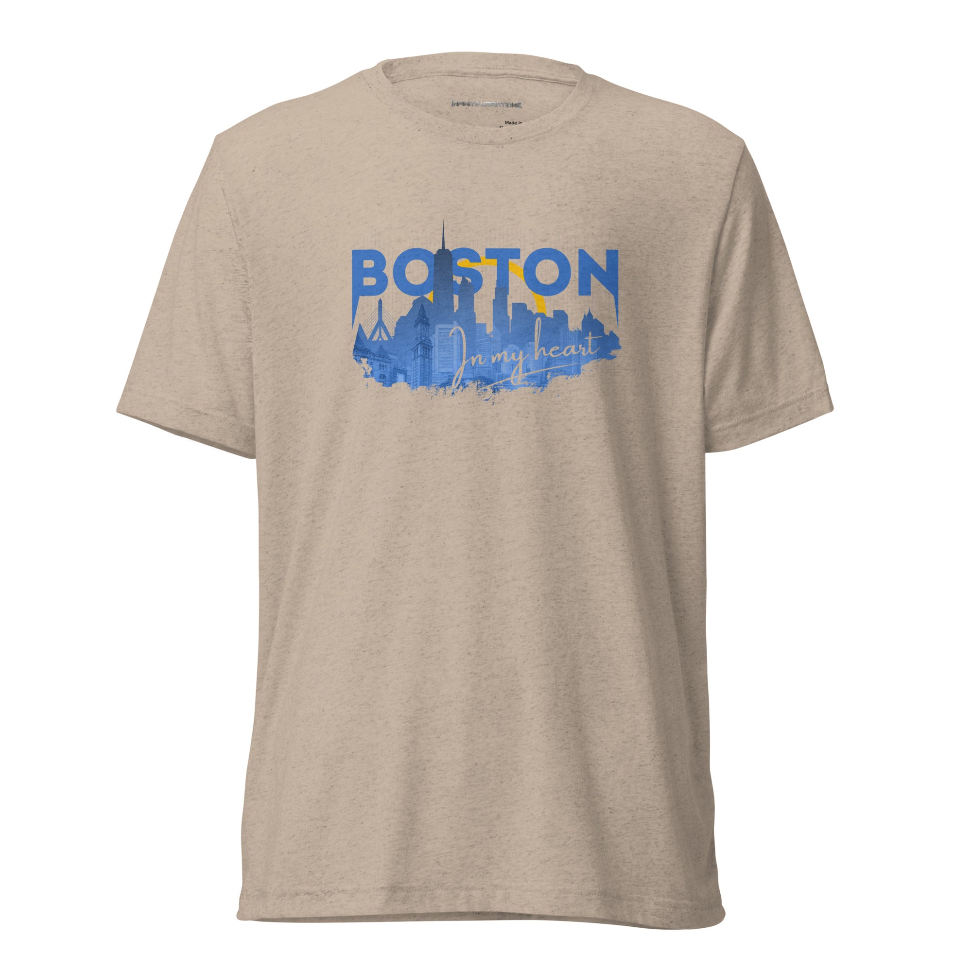 Boston Design - Men's Triblend Short sleeve t-shirt